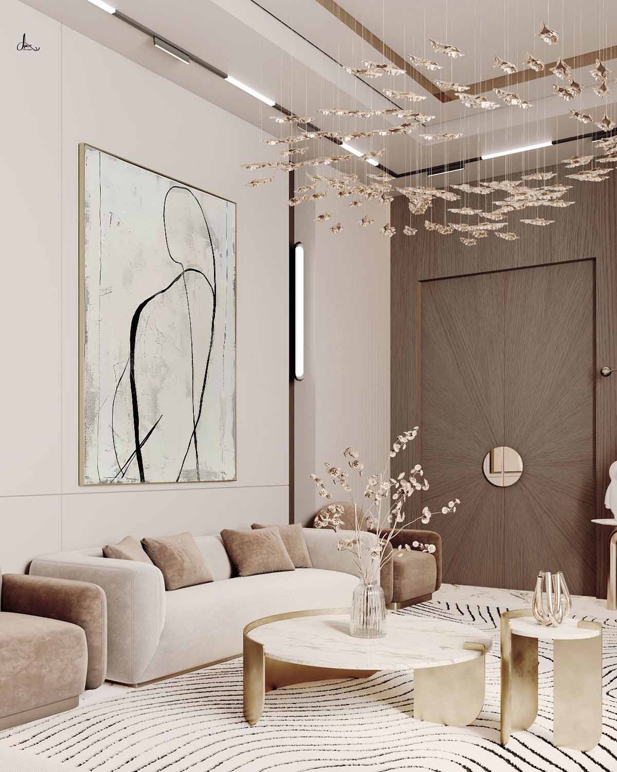 Contemporary Minimalist Art MA109 - Neutralighting