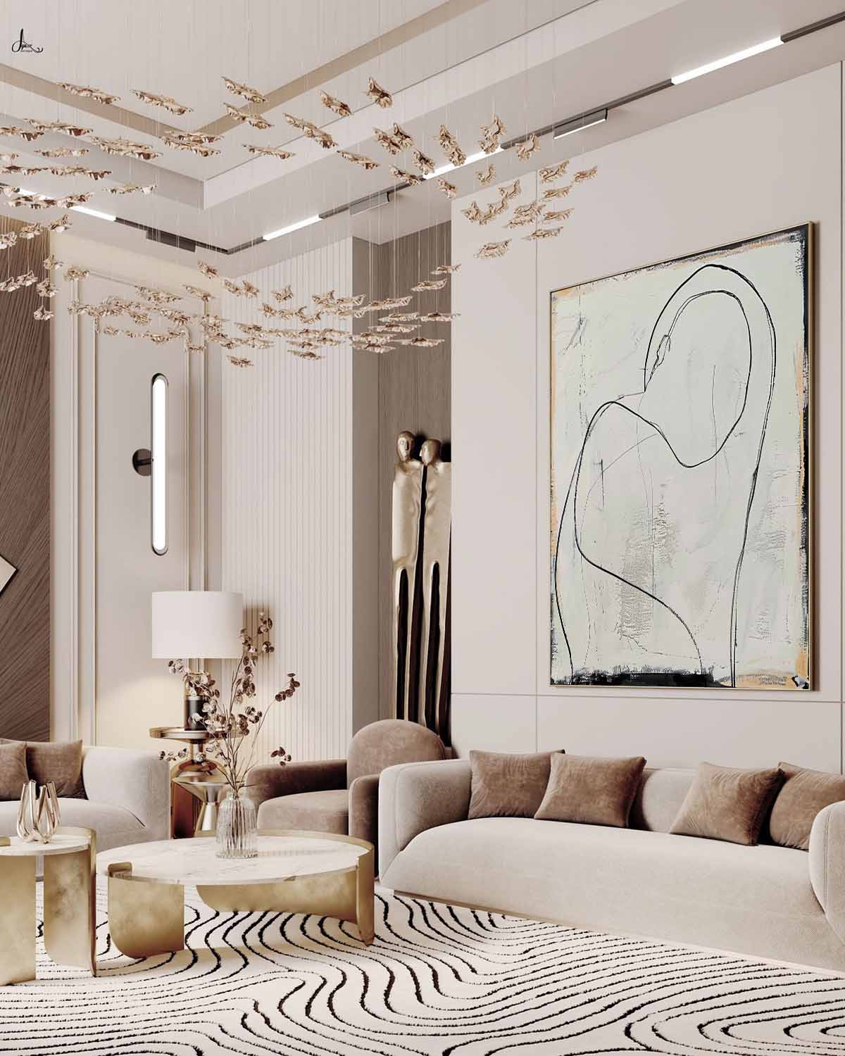 Contemporary Minimalist Art MA111 - Neutralighting
