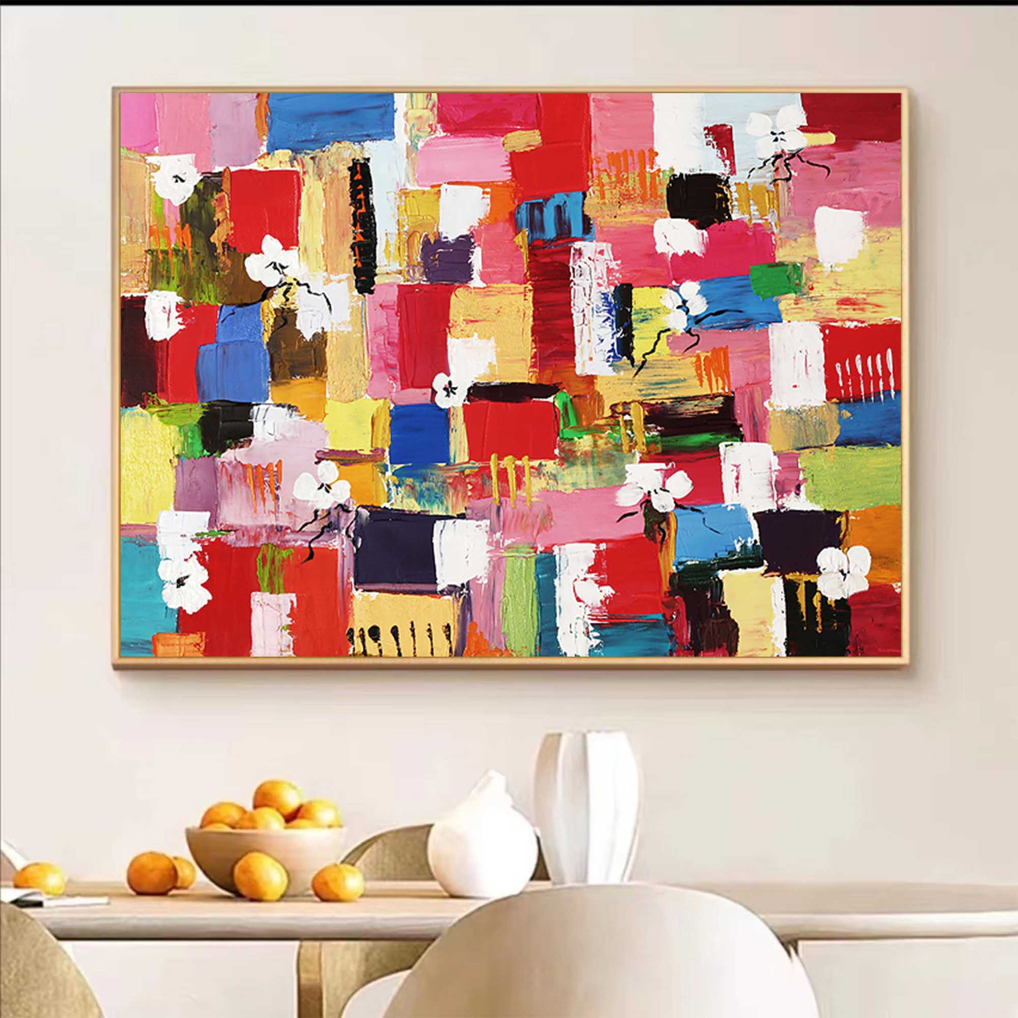 Wall Art Playful Energetic Abstract Bold