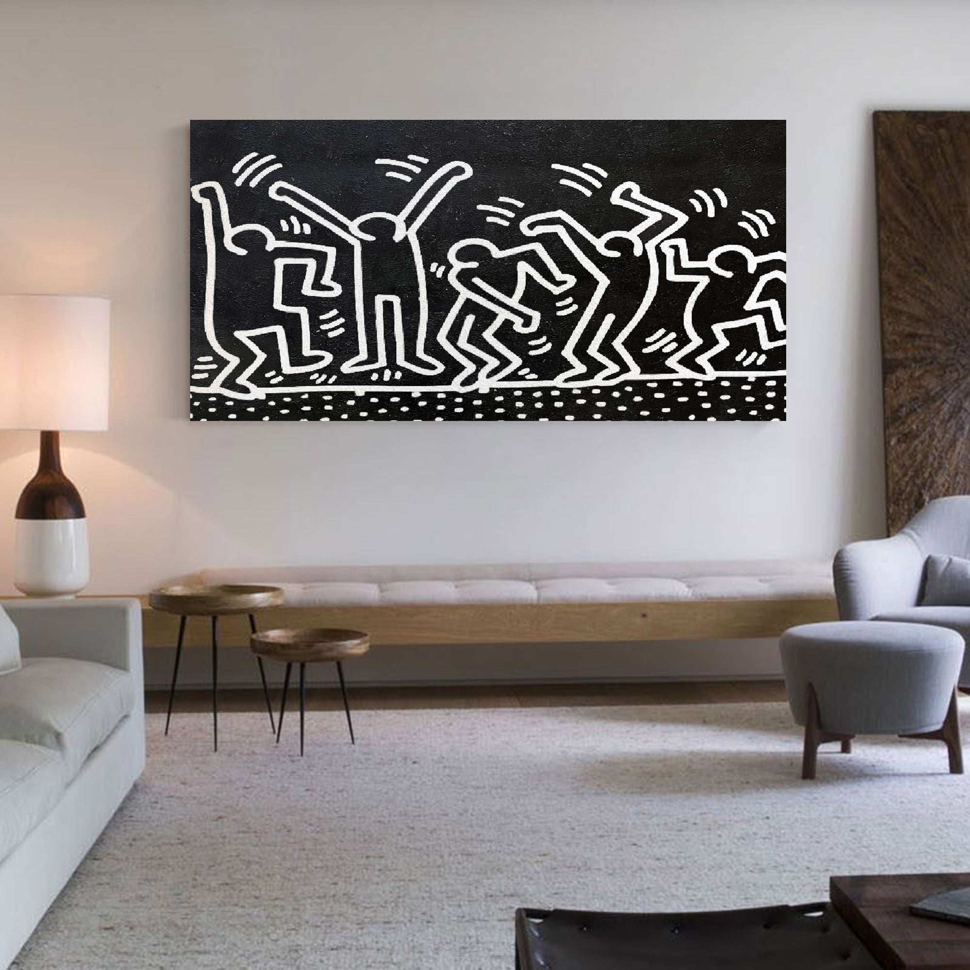 Keith Haring Style Painting KS009 - Neutralighting