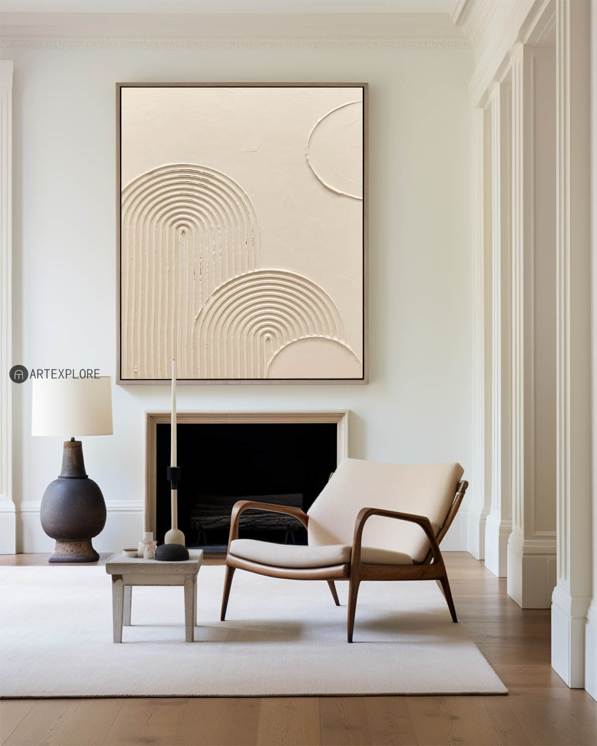 Concentric Flow Minimalist Wall Art