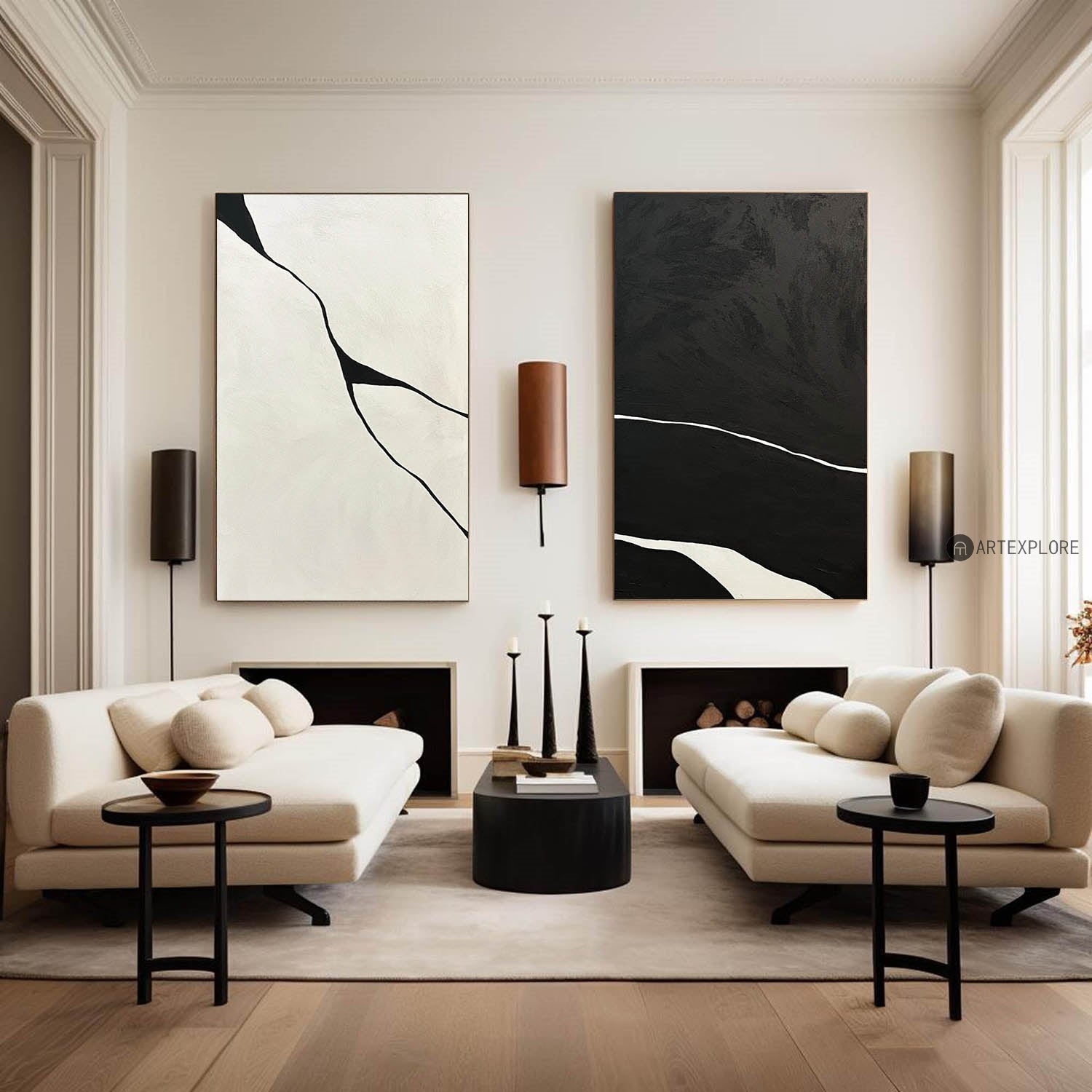 Set of 2 Abstract Art