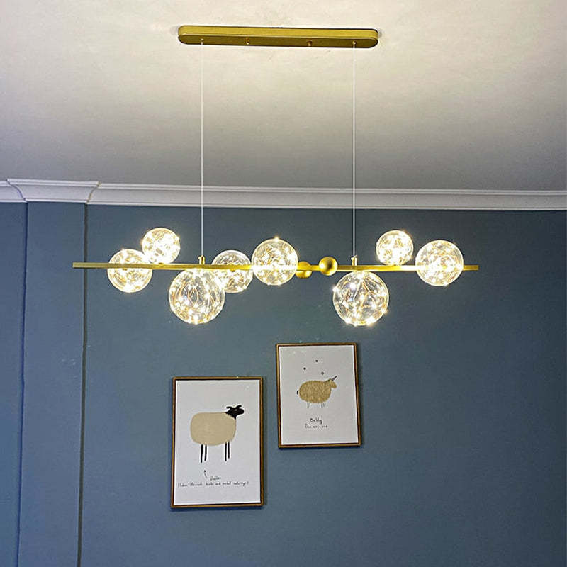 Valentina Art Deco Luminous Sphere Cluster Glass Pendant Light - Neutralighting