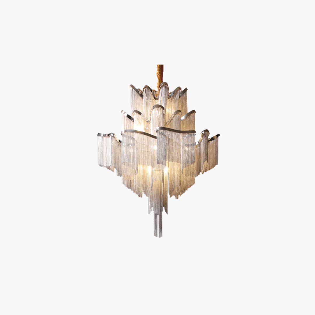 Arisha Tassel Silver Chandlier, DIA 60/80/100CM - Neutralighting