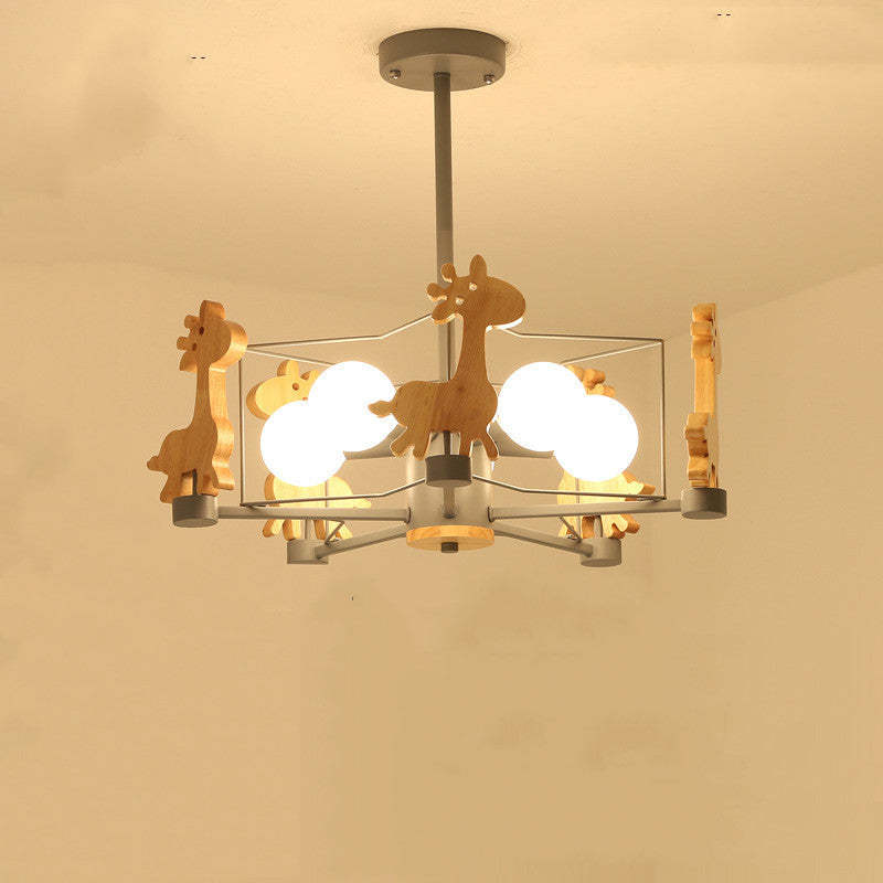 Arisha Giraffes LED Flush Mount Ceiling Light