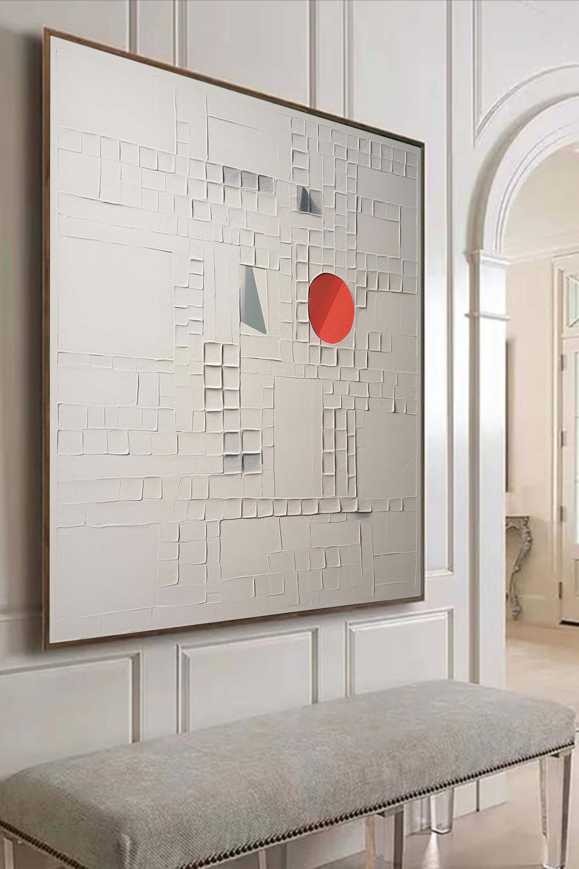 Plaster Art Texture Painting SG245 - Neutralighting