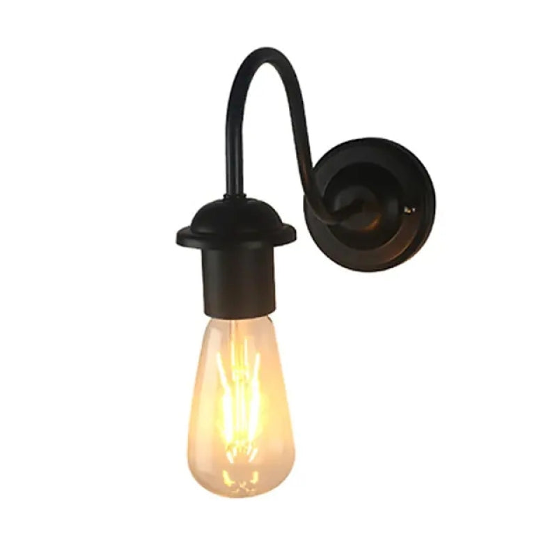 Silva Simple Retro Wrought Iron Wall Lamp for Garden - Neutralighting