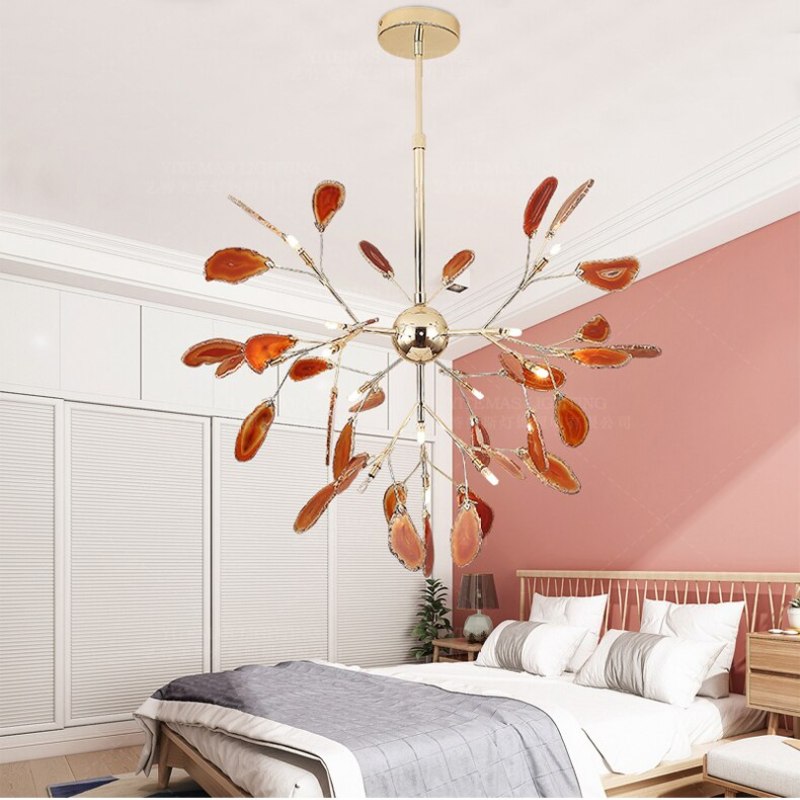 Arisha Flower Branch Semi-flush Mount Ceiling Light, 4 Colour - Neutralighting