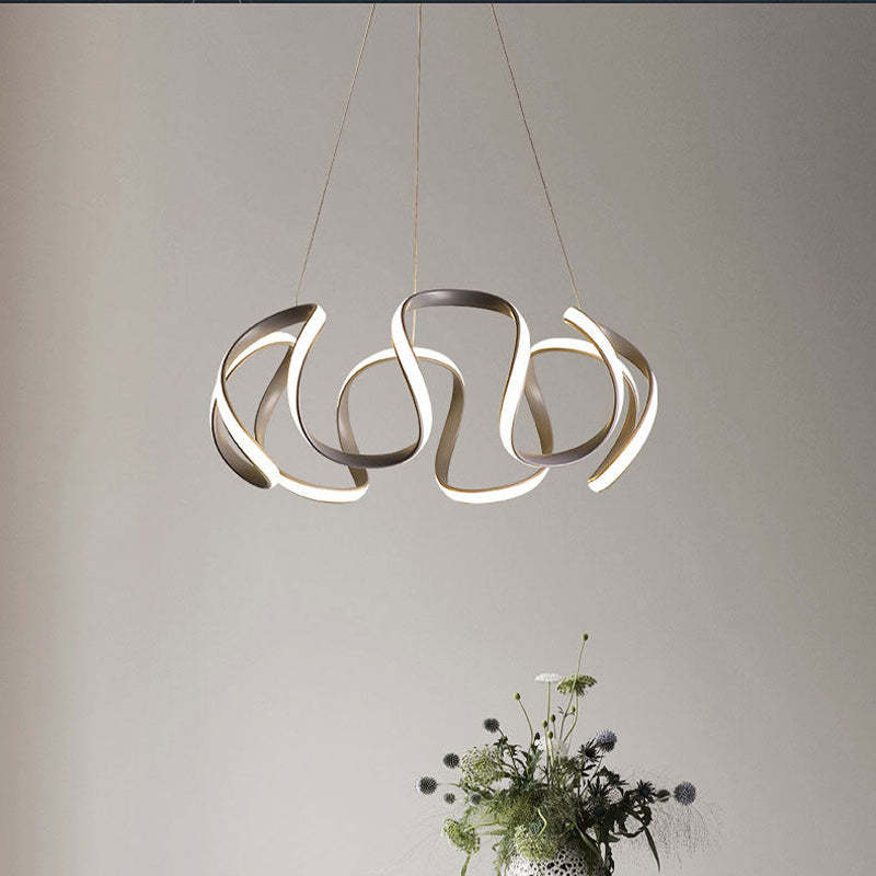 Clyra Modern Irregular Flower Pendant Light, 3 Colors - Neutralighting
