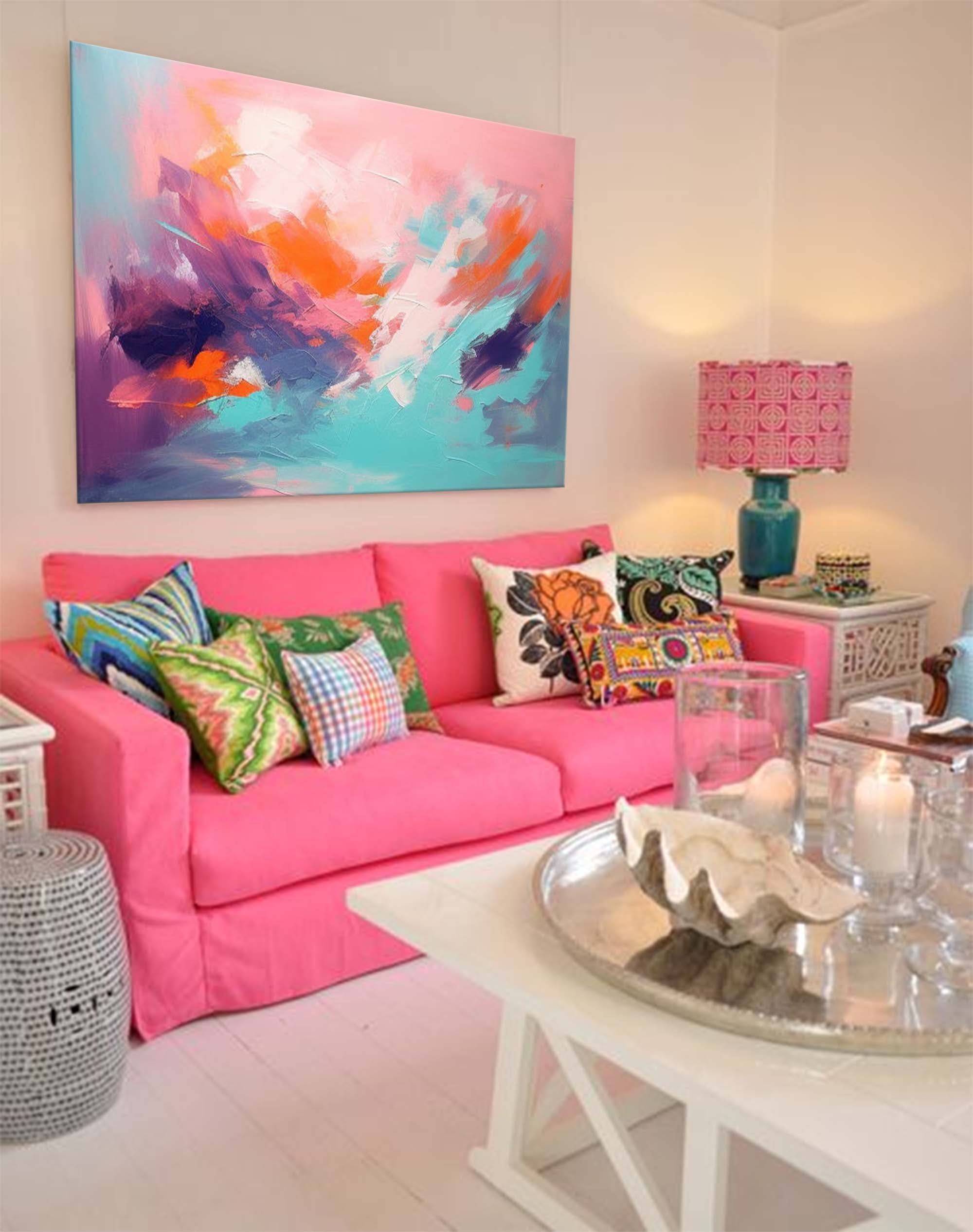 Wall Art Elegant Neutral Abstract