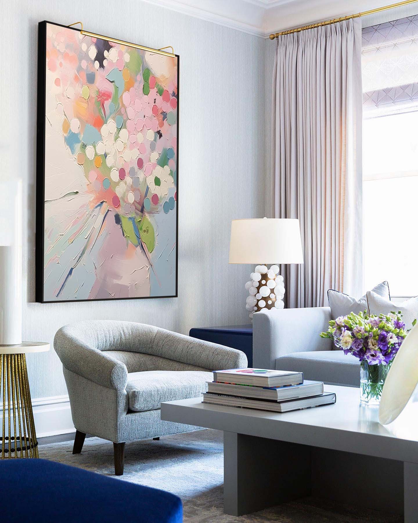Abstract Canvas Art AB214 - Neutralighting