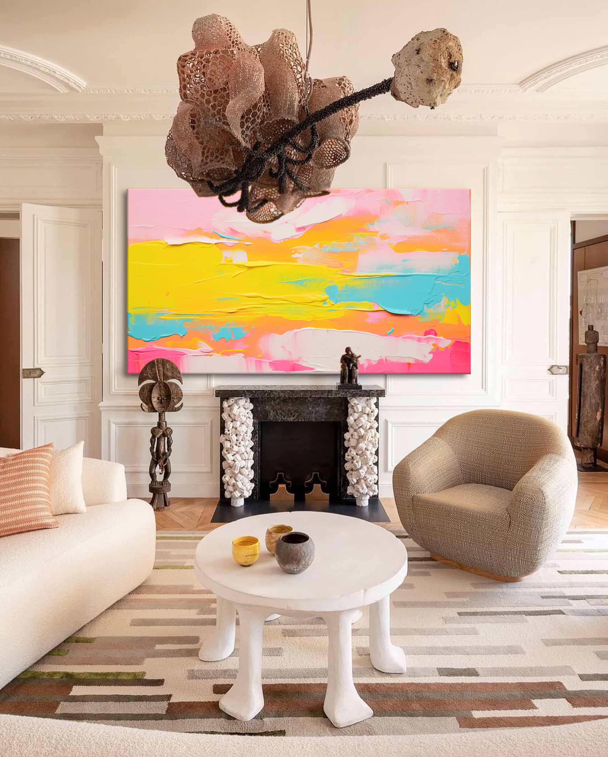 Wall Art Abstract Playful Energetic Pop