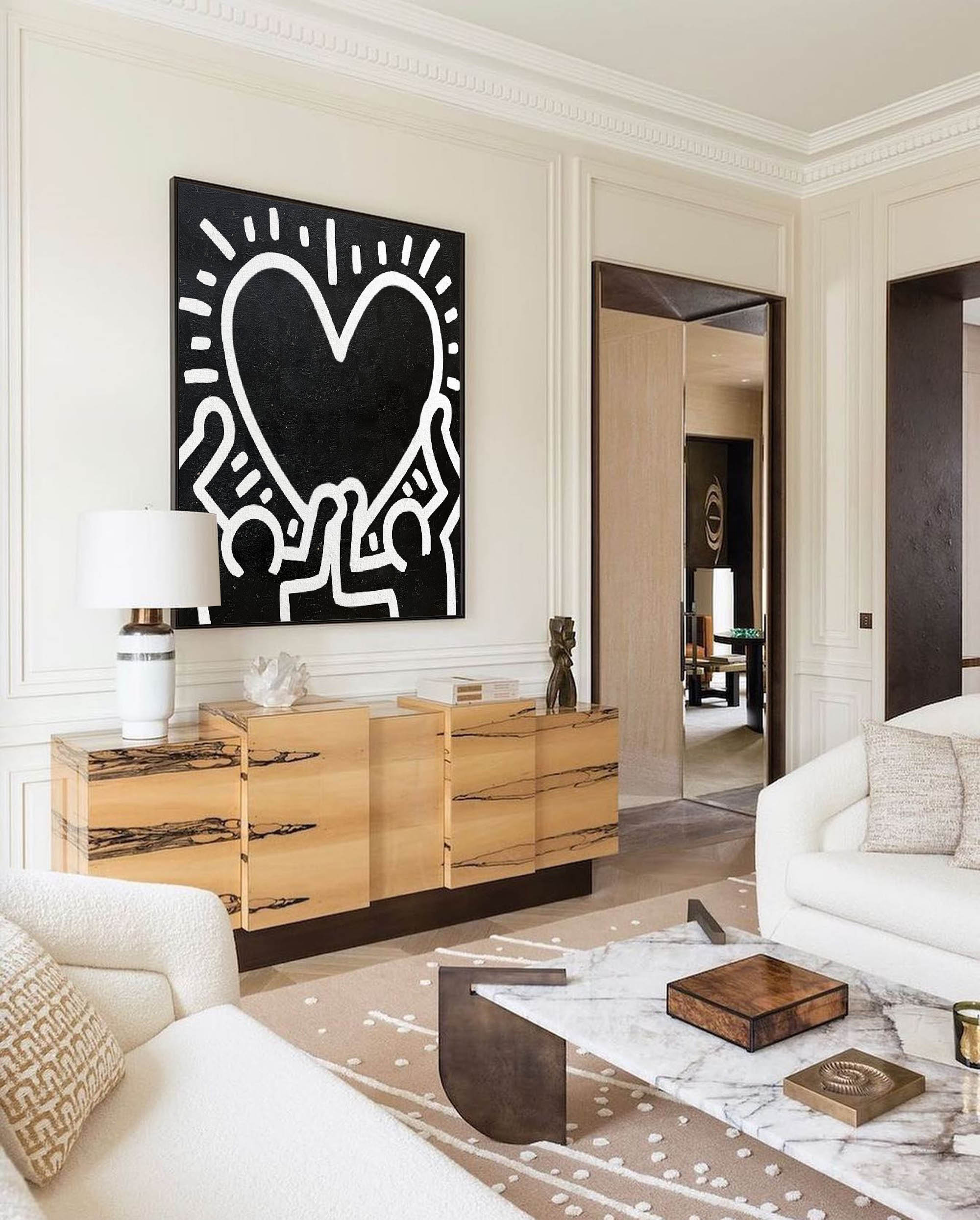 Keith Haring Style Painting KS005 - Neutralighting