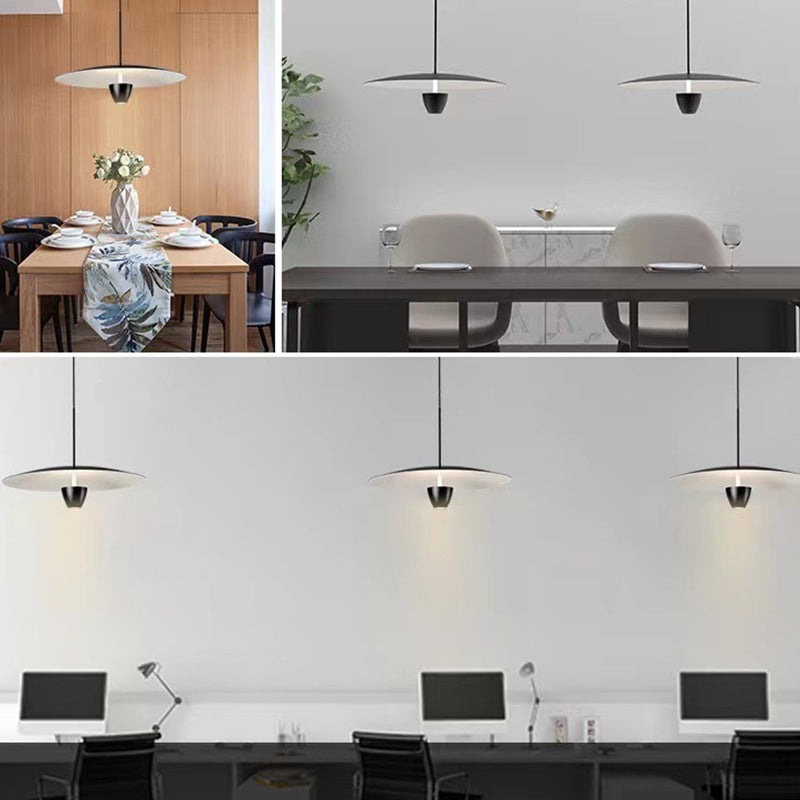 Arisha Modern Nordic Cluster Pendant Light, Black Hat Shape - Neutralighting