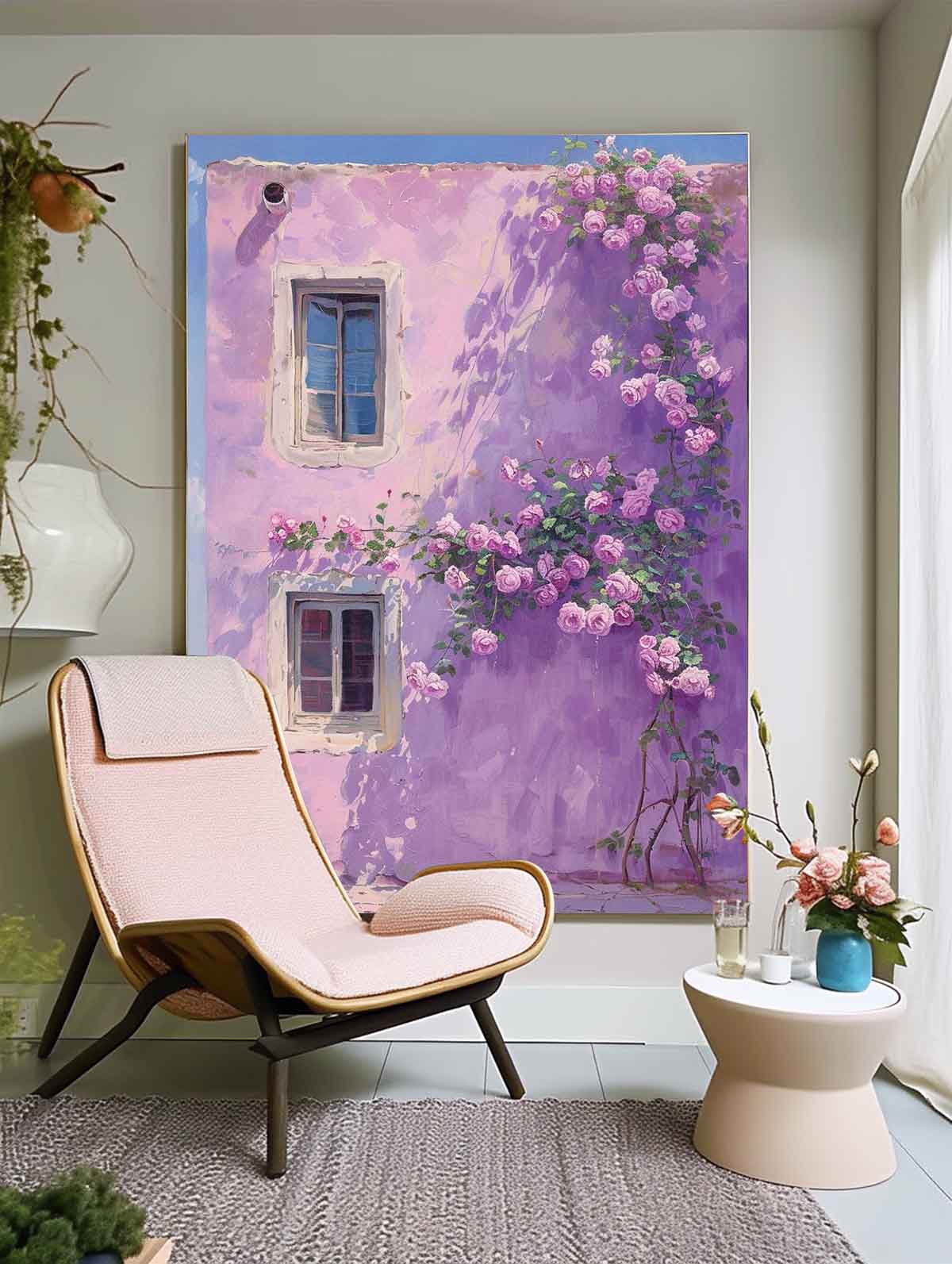 Wall Art Flower Warm Rustic Romantic Artistic