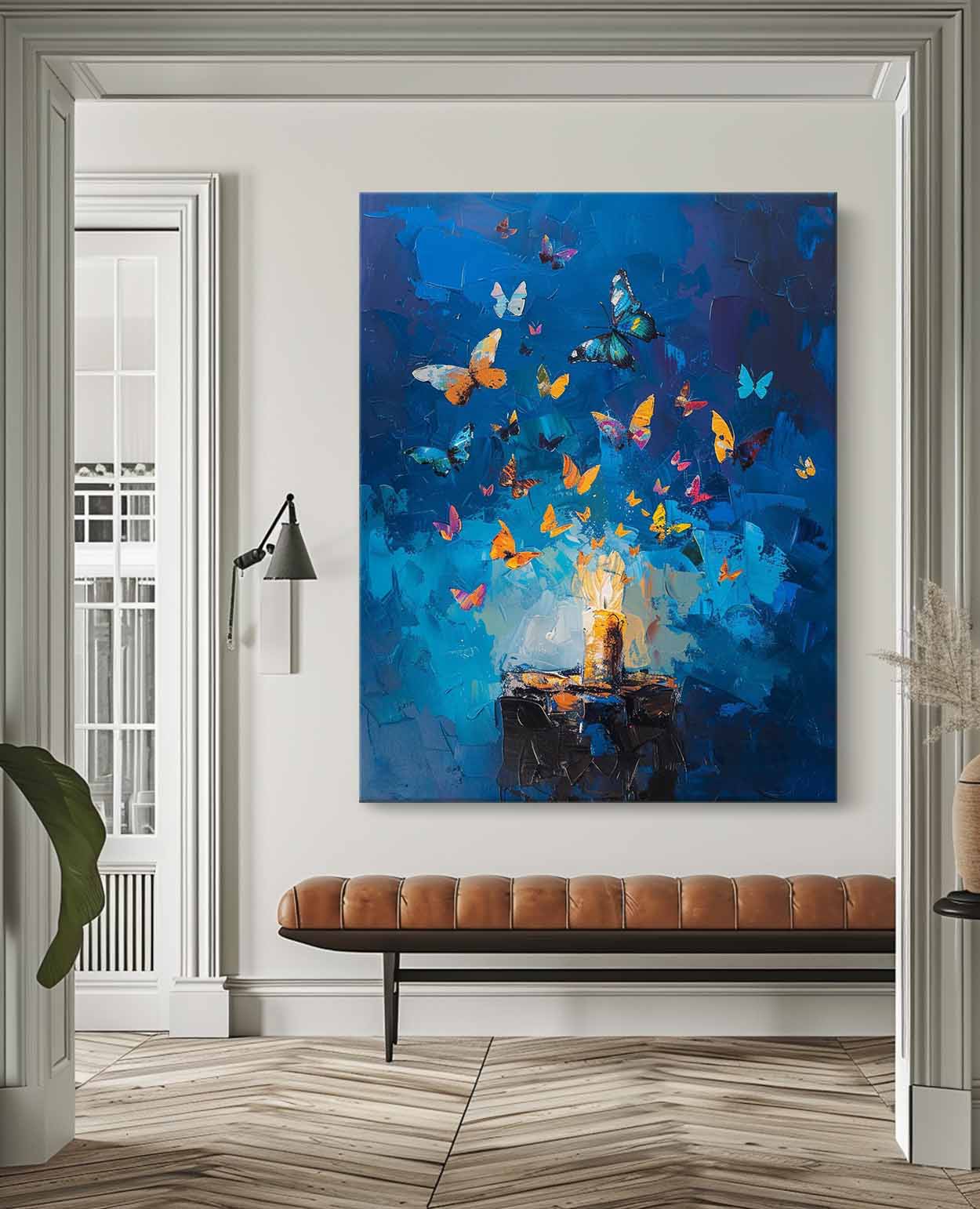 Wall Art Abstract Magical Scene Warm