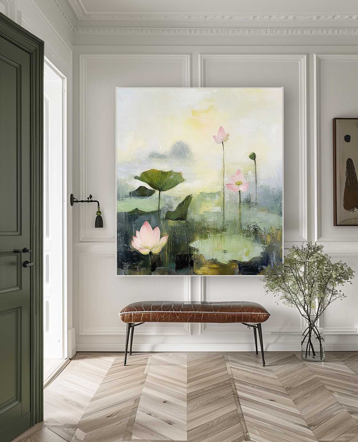 Wall Art Flower Lyrical Contemporary Tranquil