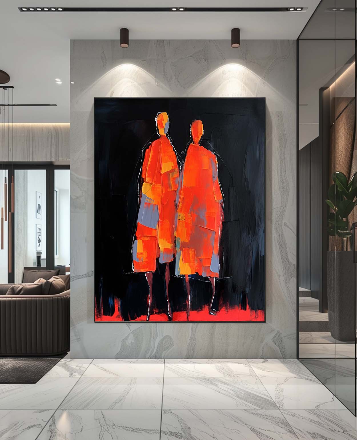Wall Art Figurative Abstract Understated Serene