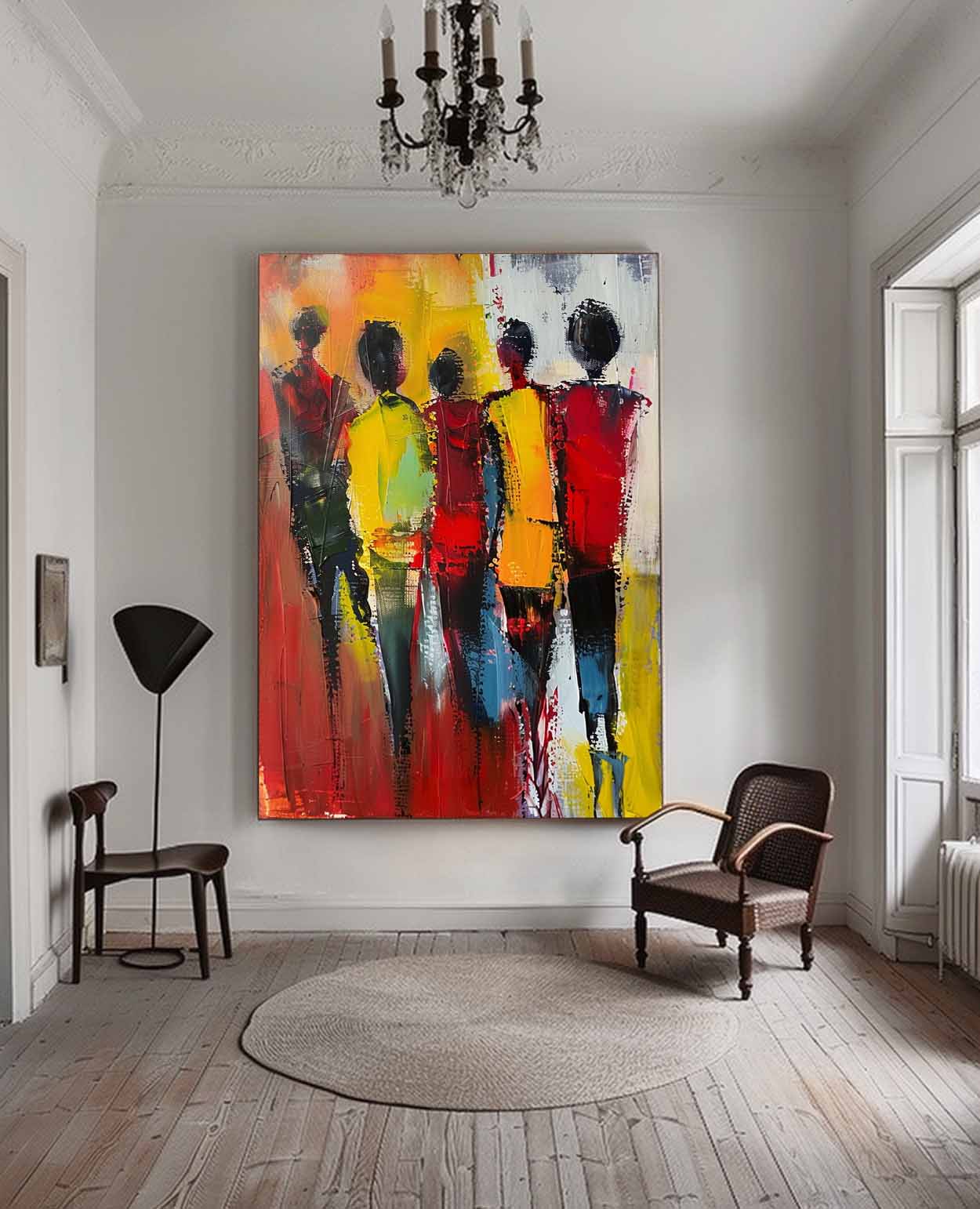 Wall Art People Serene Minimalist Neutral