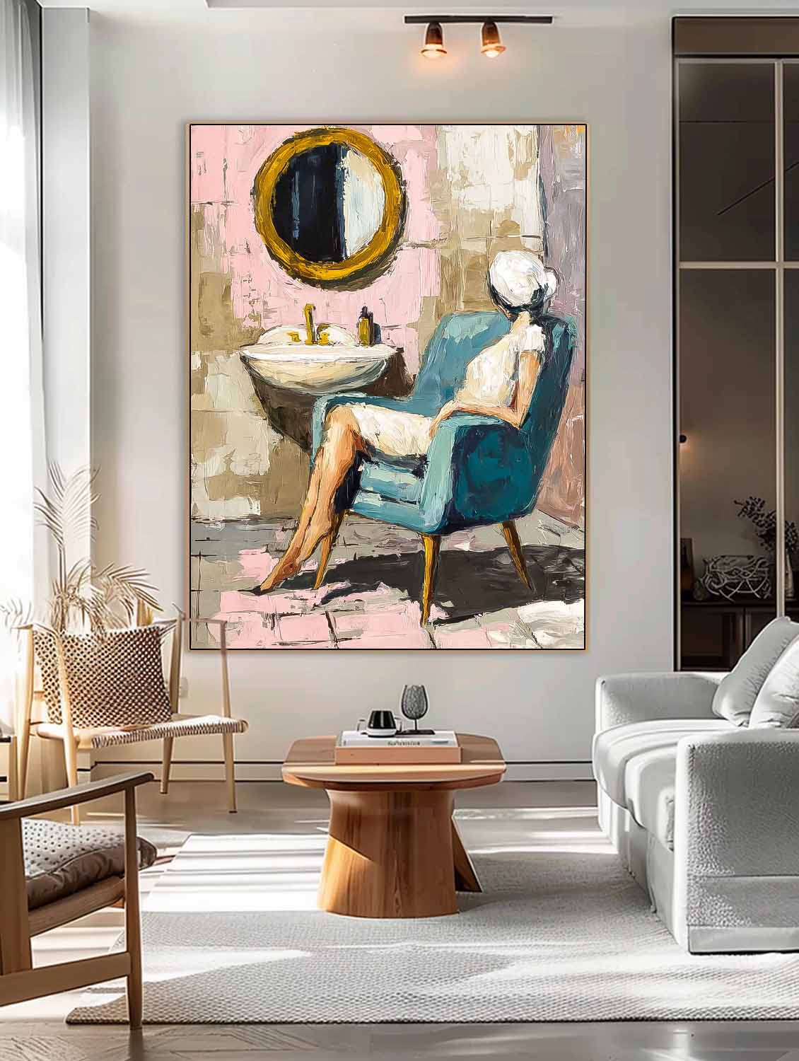 Wall Art People Maximalist Lyrical Abstract