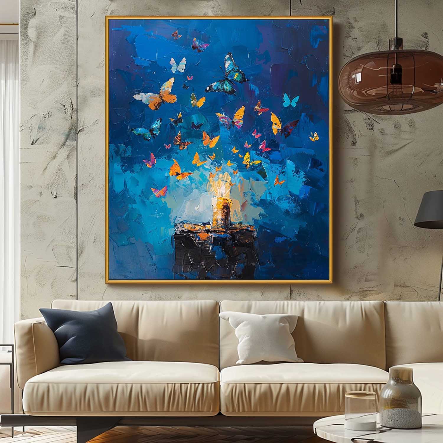 Wall Art Abstract Magical Scene Warm