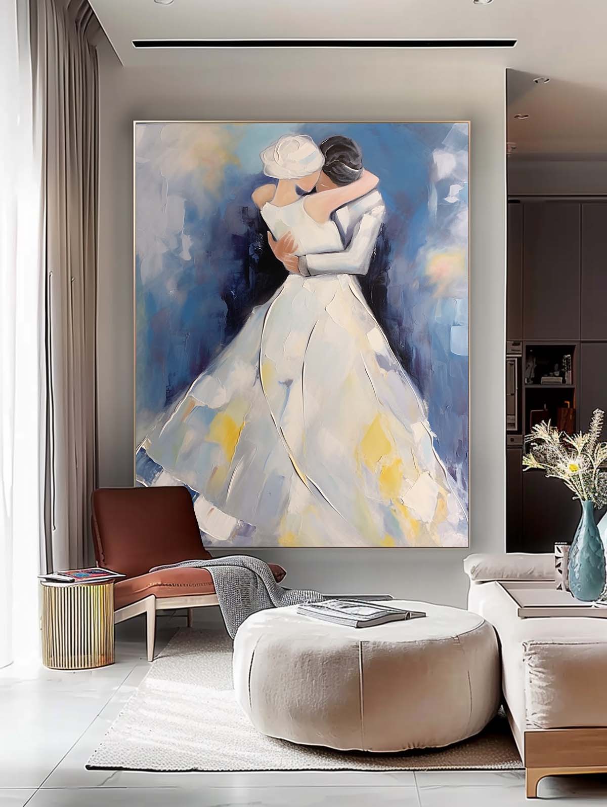 Wall Art Soft People Tender Romantic