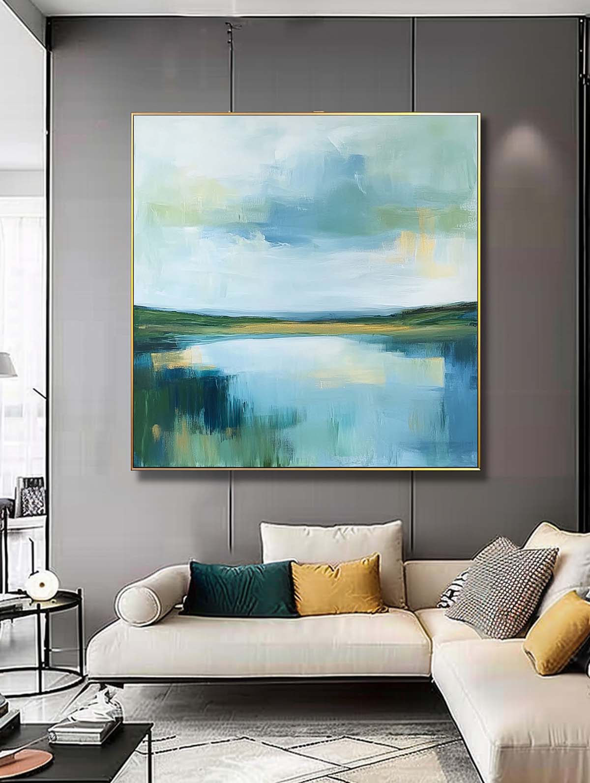 Wall Art Landscape Serene Wetland Horizon