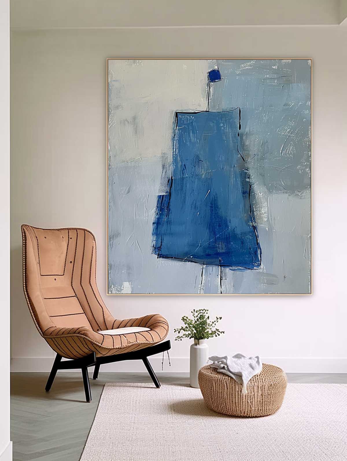 Wall Art Minimalist Elegant Serene Painterly