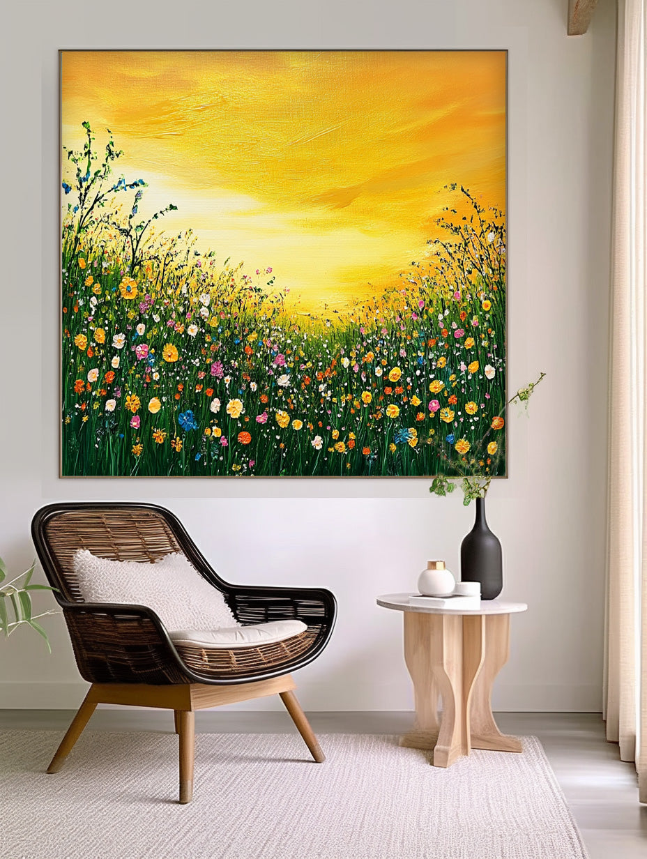 Wall Art Flower Wildflower Meadow Romantic
