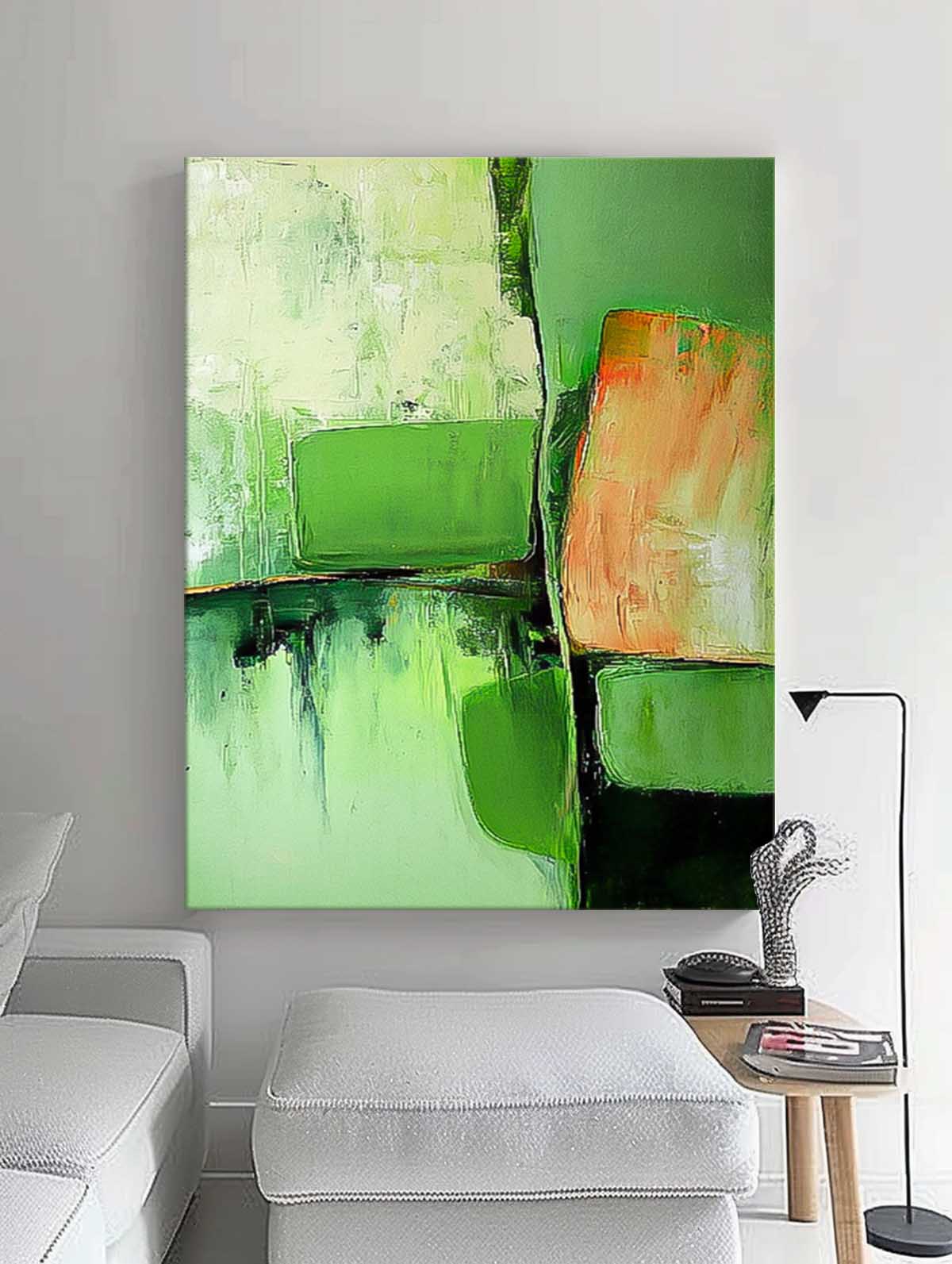 Wall Art Impasto Abstract Serene Landscape