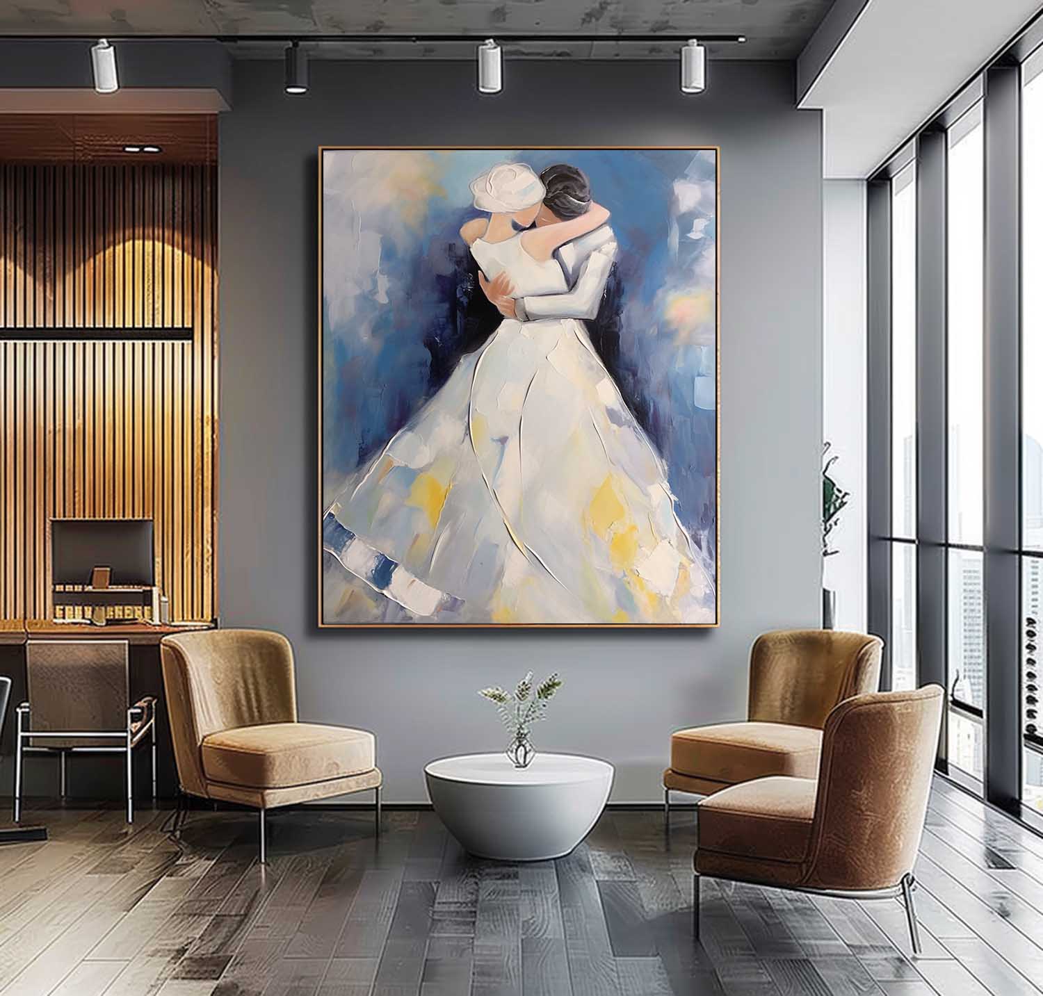 Wall Art Soft People Tender Romantic