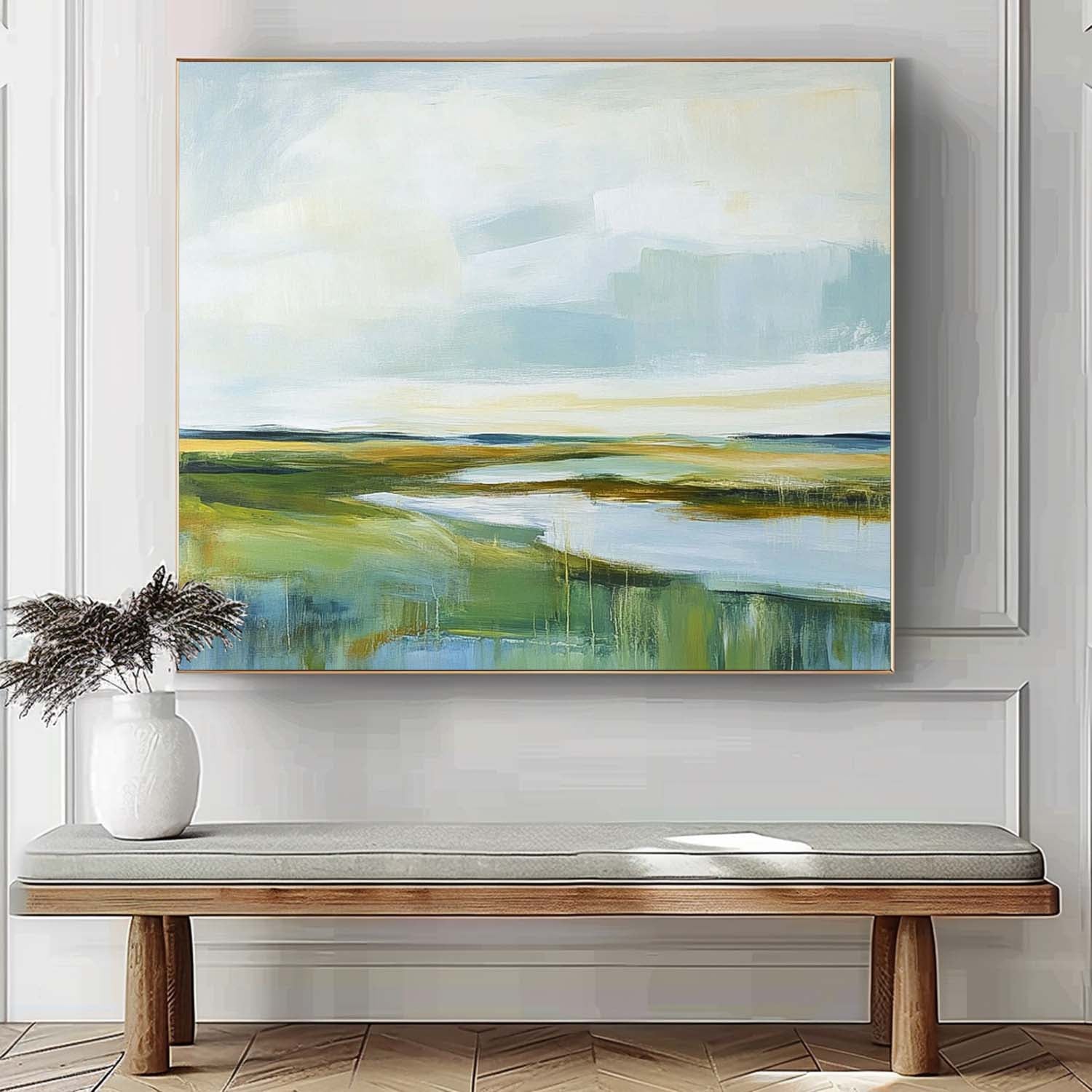 Wall Art Landscape Serene Wetland River