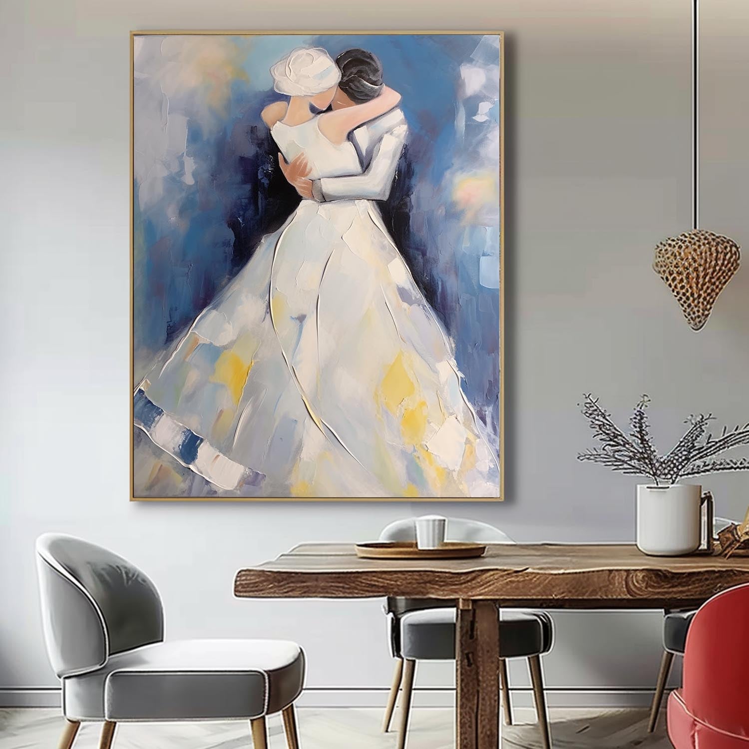 Wall Art Soft People Tender Romantic