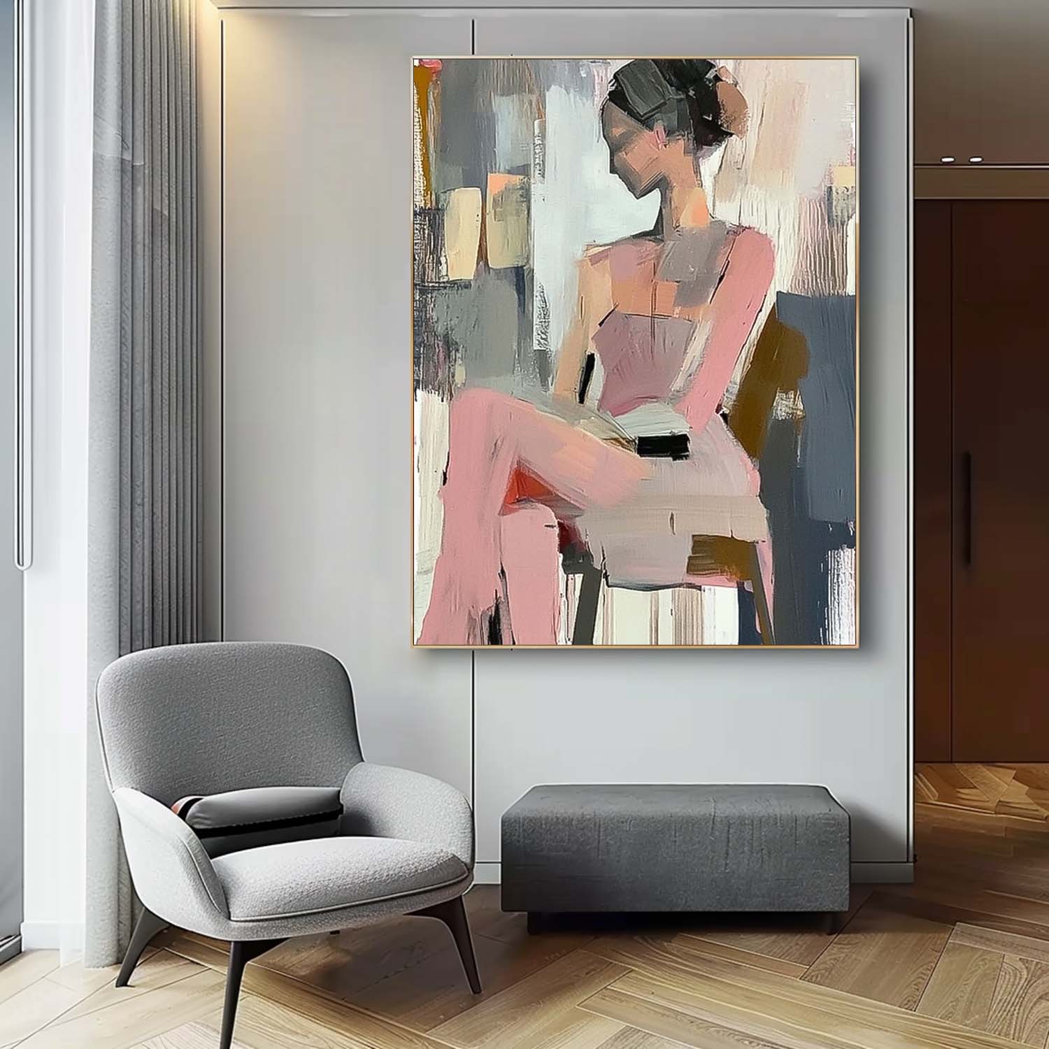 Wall Art People Expressionist Artistic Decor