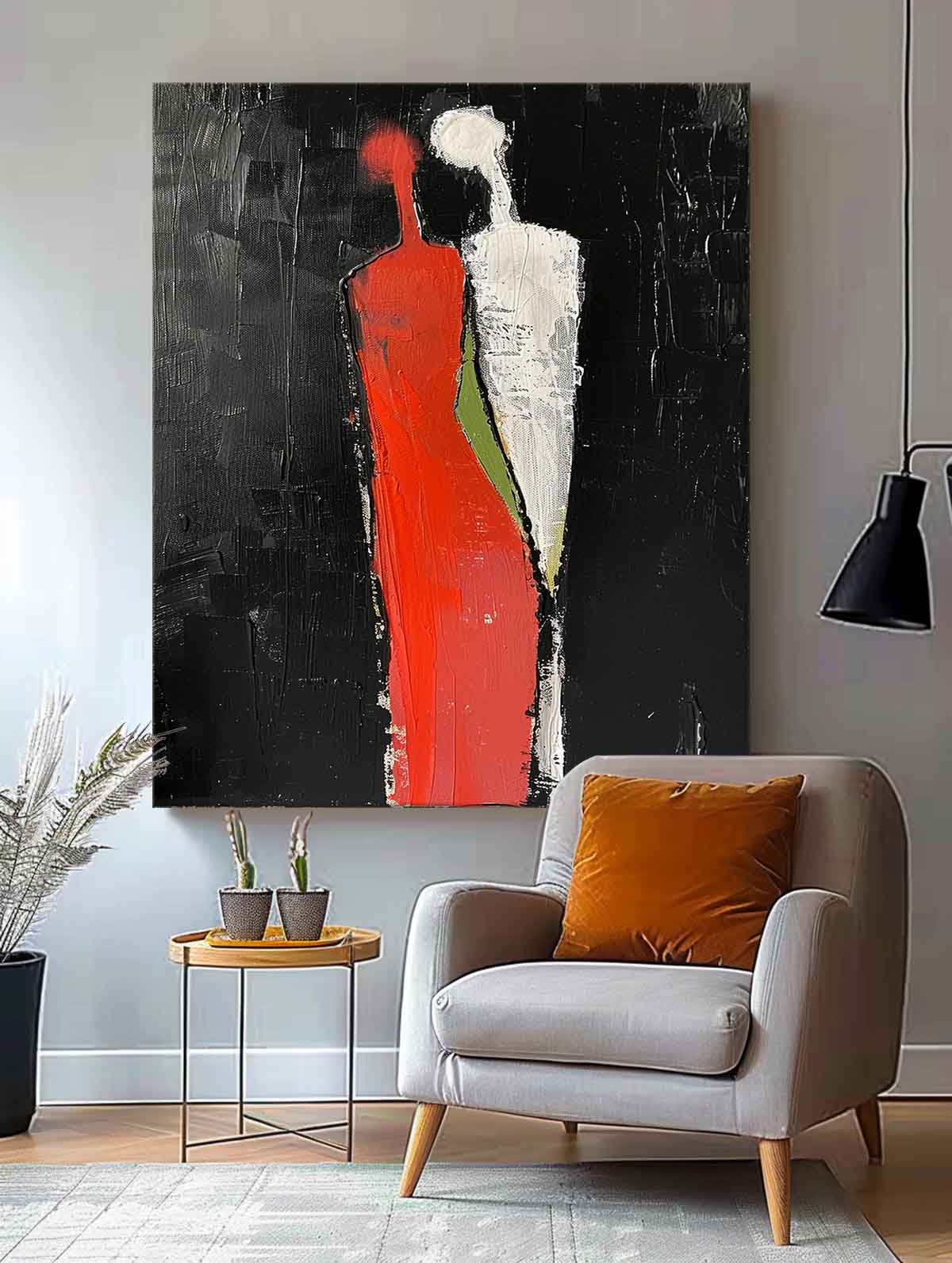 Wall Art People Playful Organic Minimalist