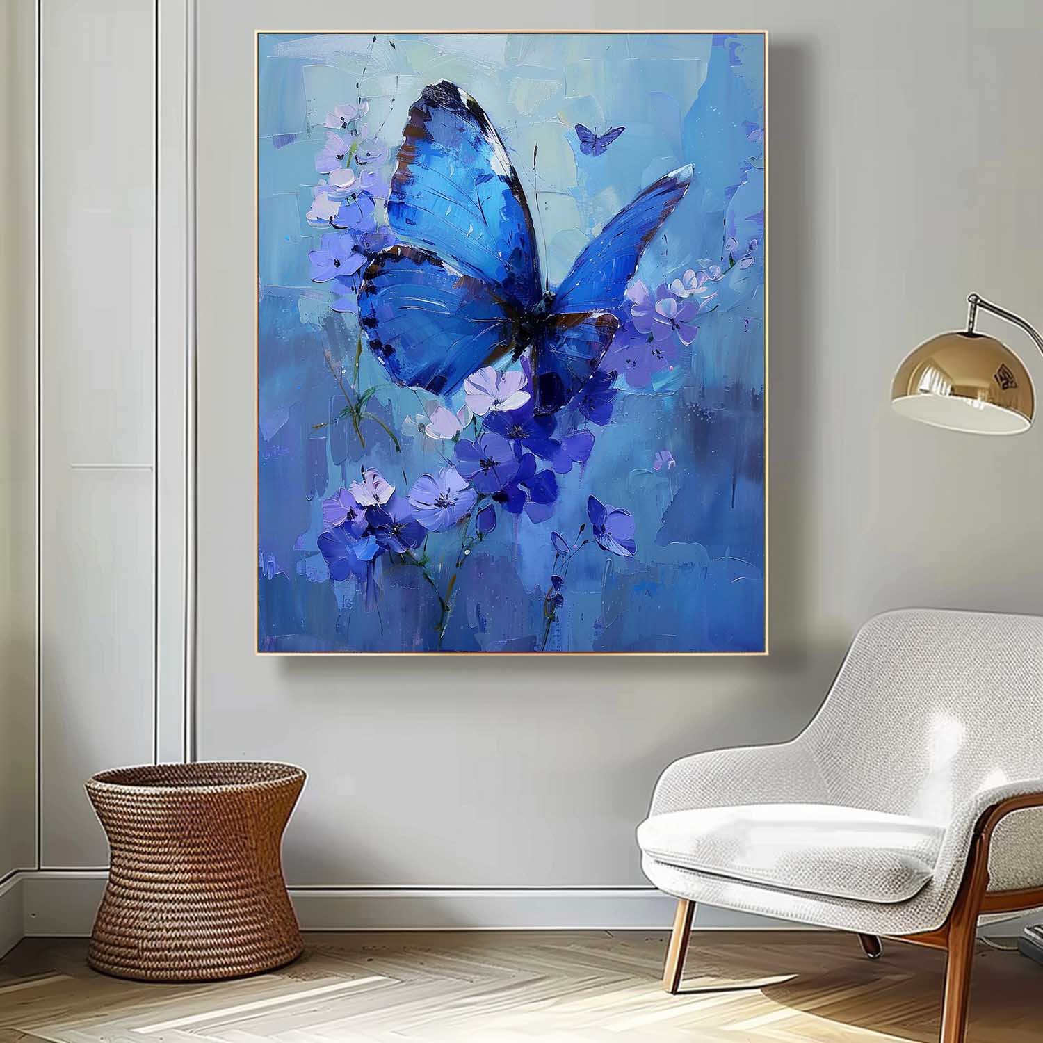 Wall Art Animal Butterfly Understated Whimsical