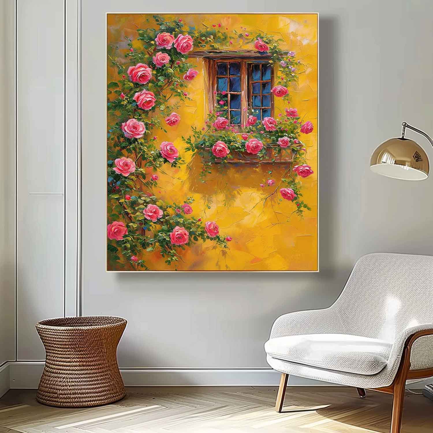 Wall Art Flower Romantic Artistic Atmosphere