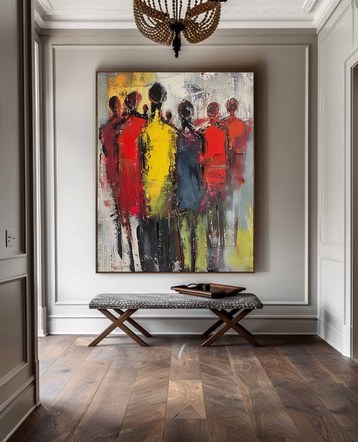 Wall Art People Artistic Expressionist Modern