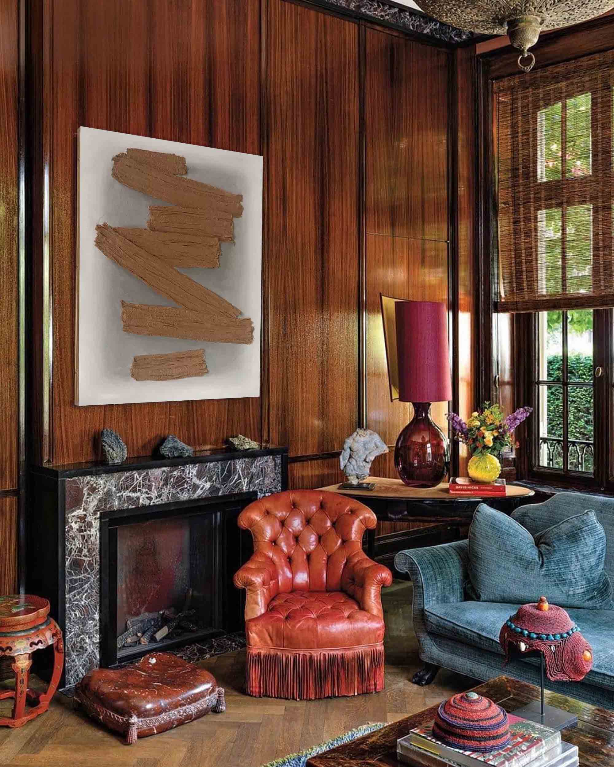 Wall Art Abstract Modern Fashion Impasto