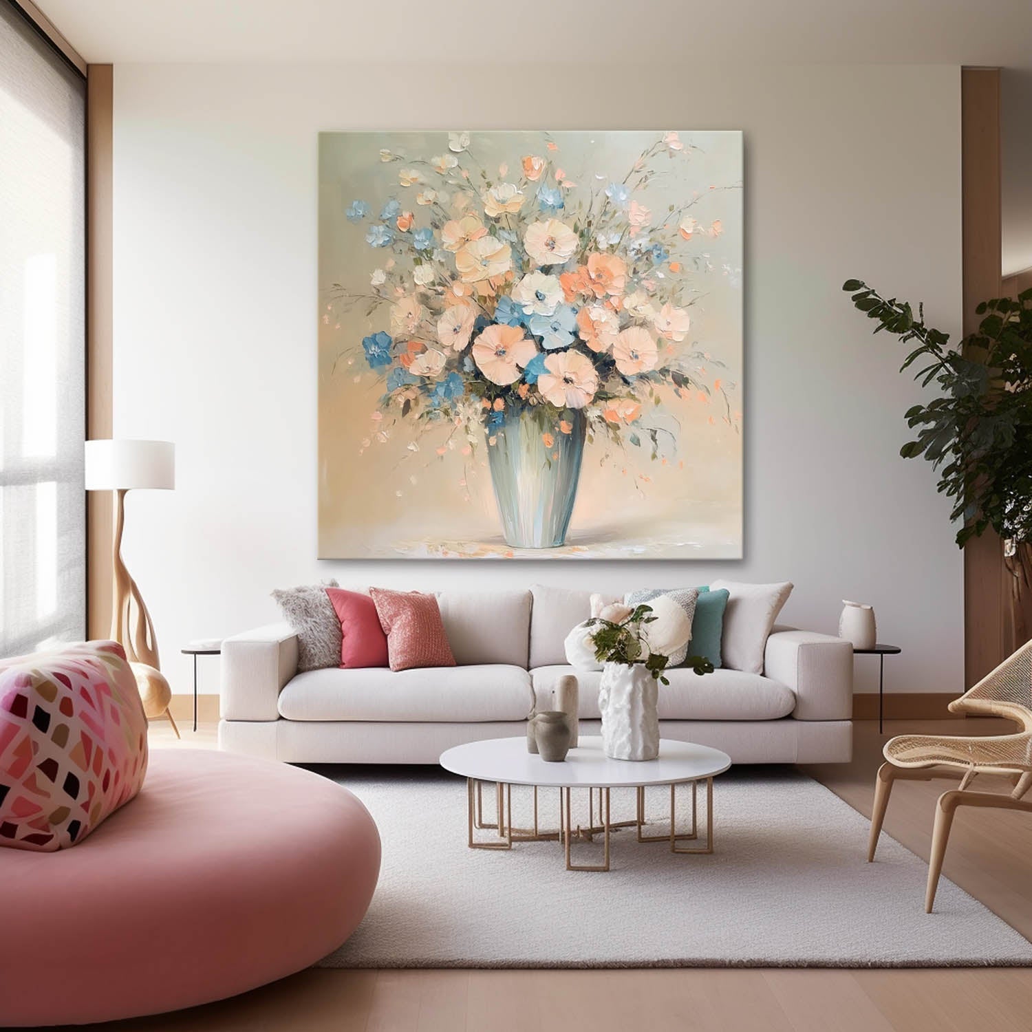 Flower Canvas Art FL194 - Neutralighting