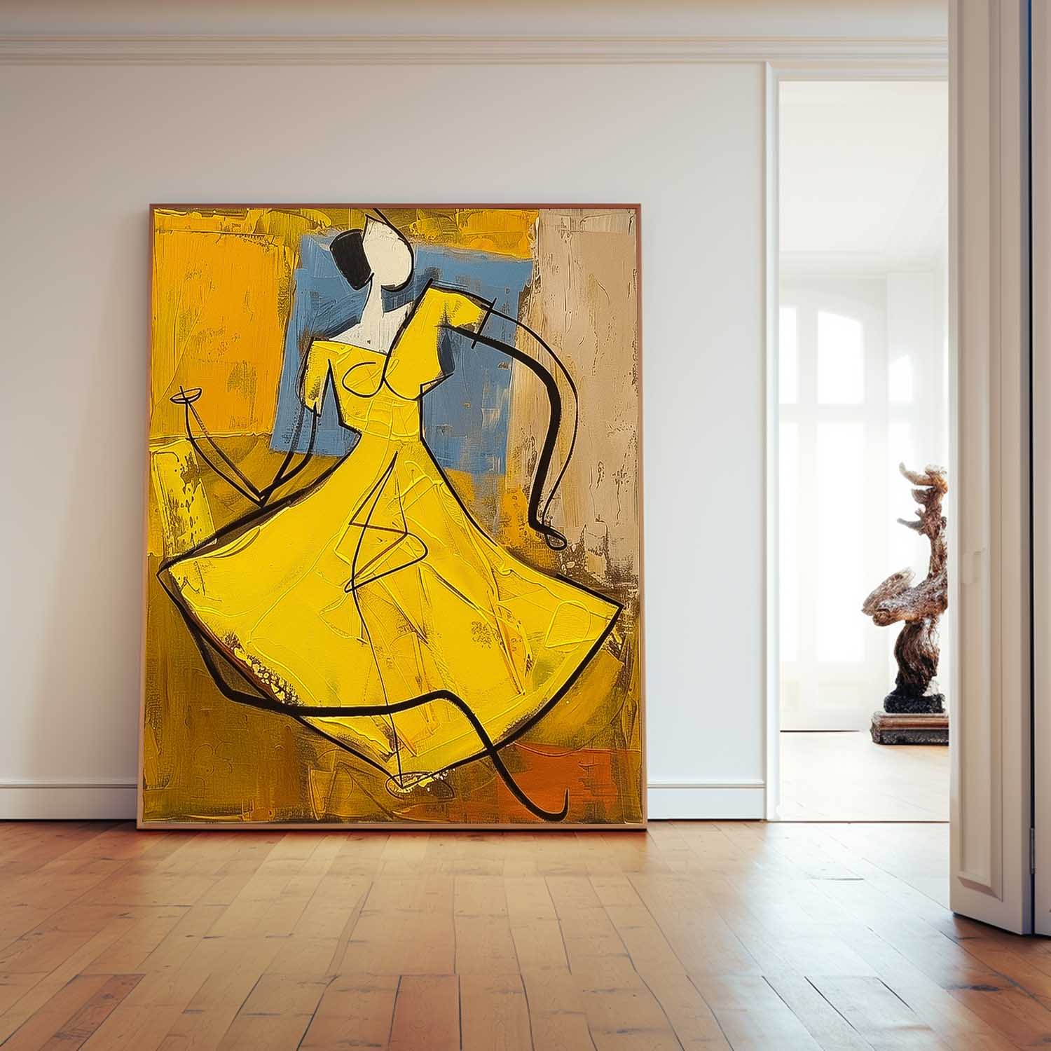 Wall Art Cubist Abstract Dancing