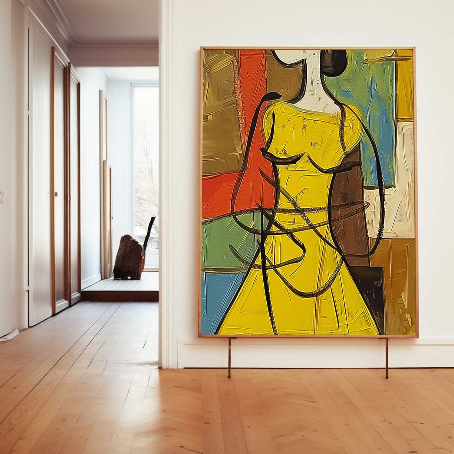 Wall Art Cheerful Lively People Painterly