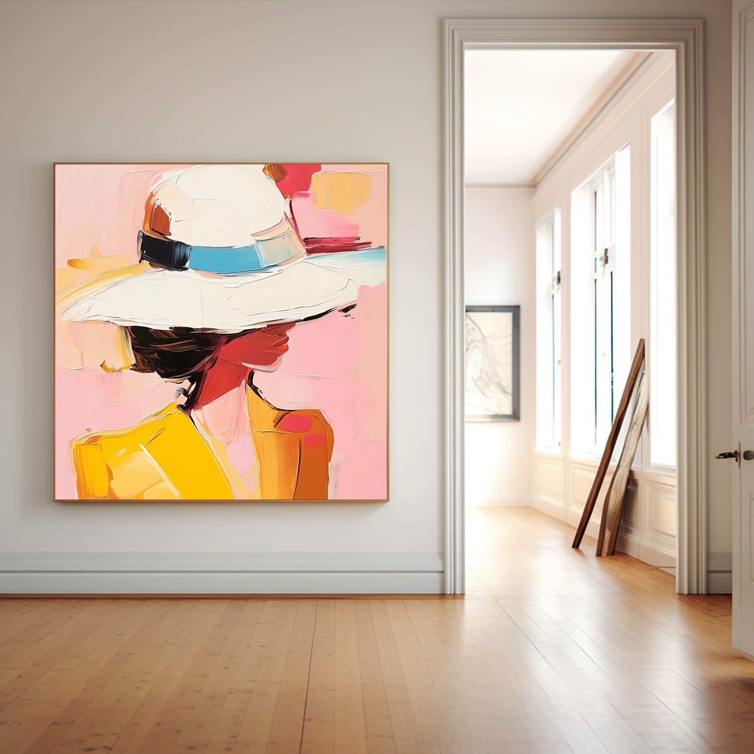 Wall Art People Ethereal Serene Floral