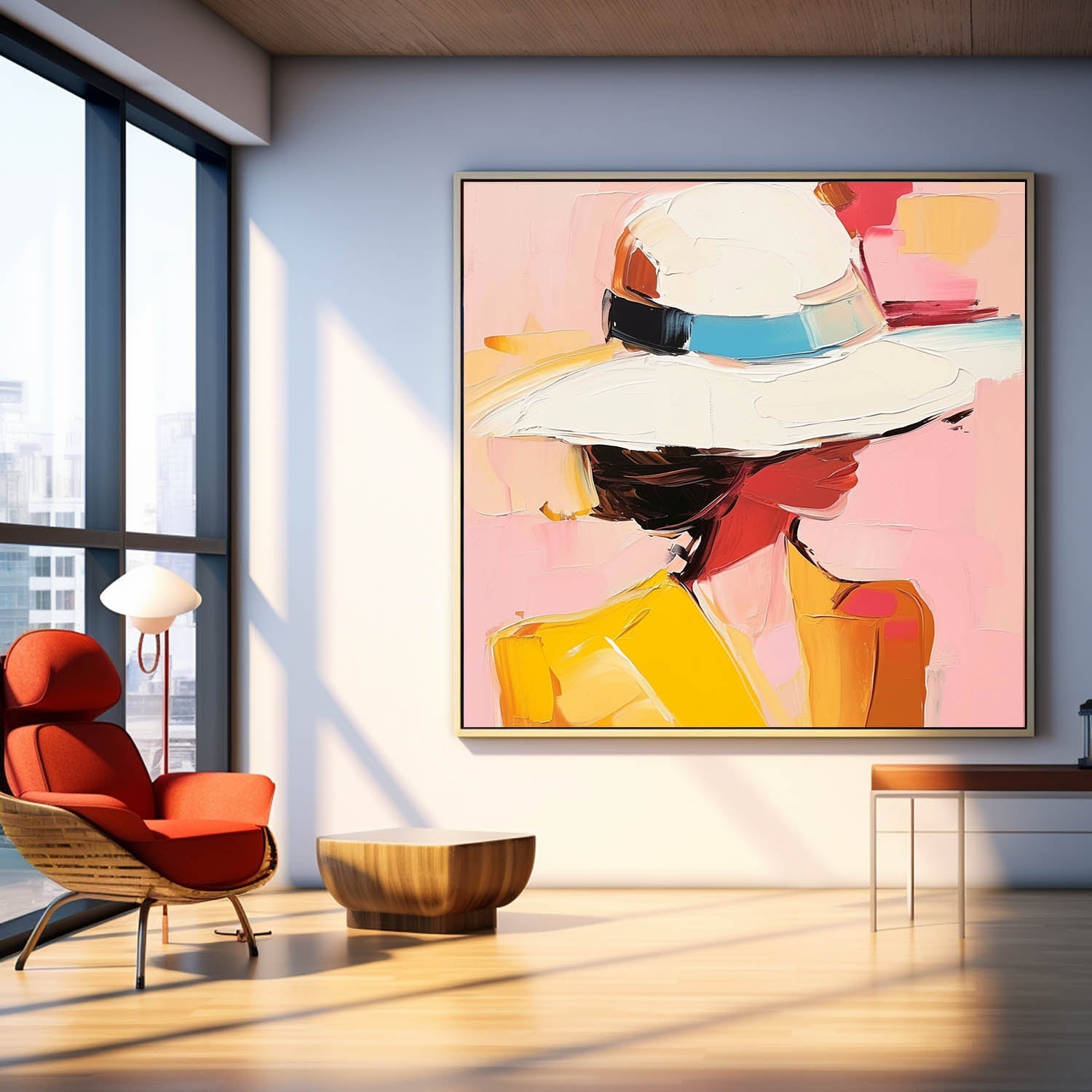 Wall Art People Ethereal Serene Floral