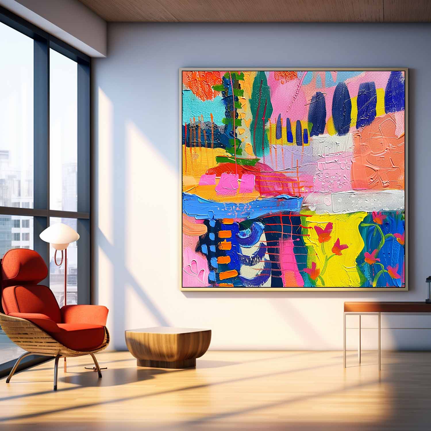Wall Art Abstract Playful Artistic Atmosphere