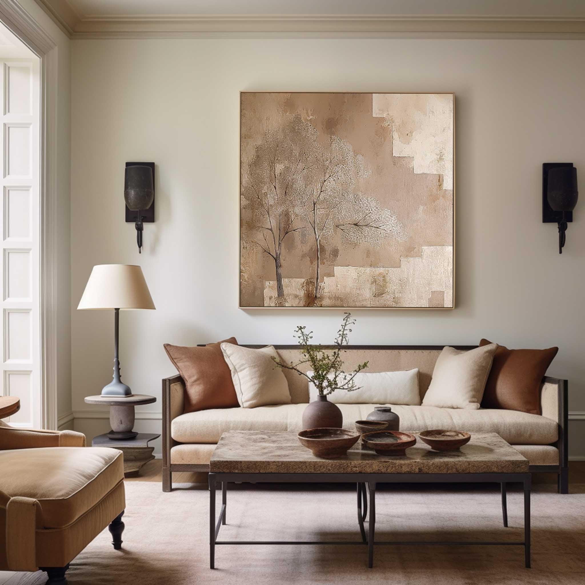 Wall Art Abstract Tree Still Life Wabi-Sabi