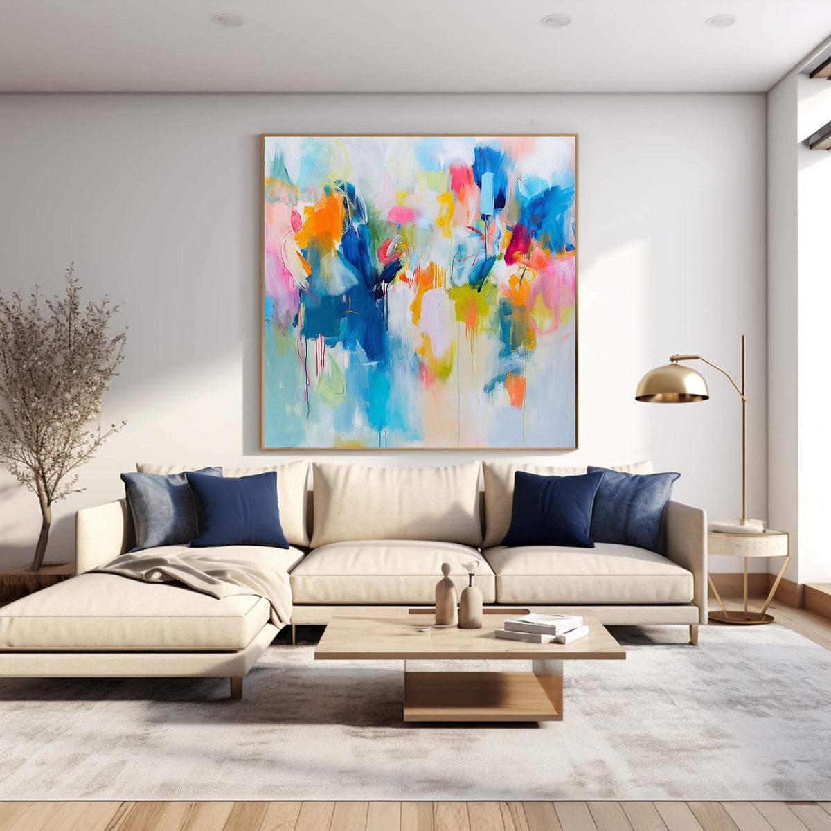 Abstract Canvas Art #AB468