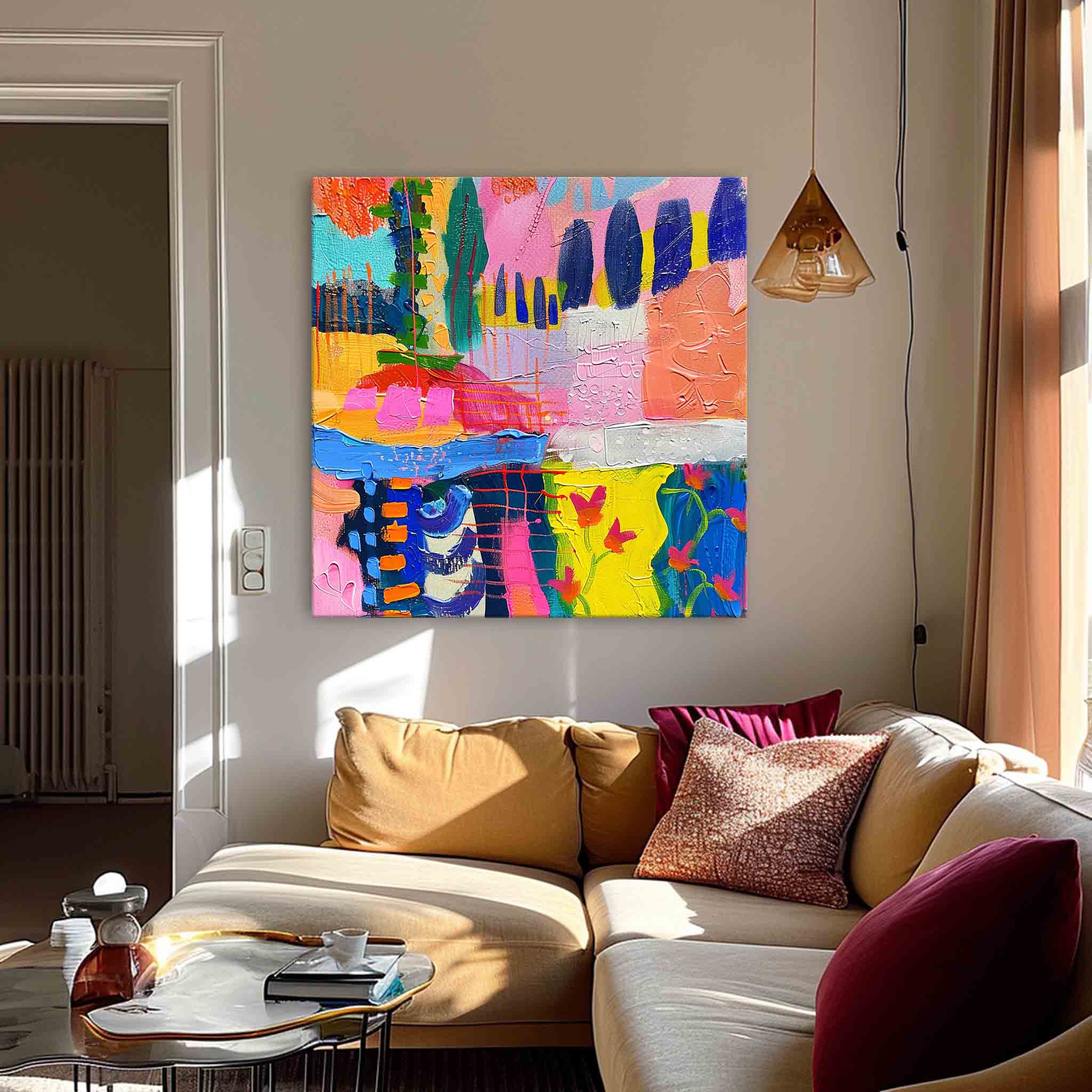 Wall Art Abstract Playful Artistic Atmosphere