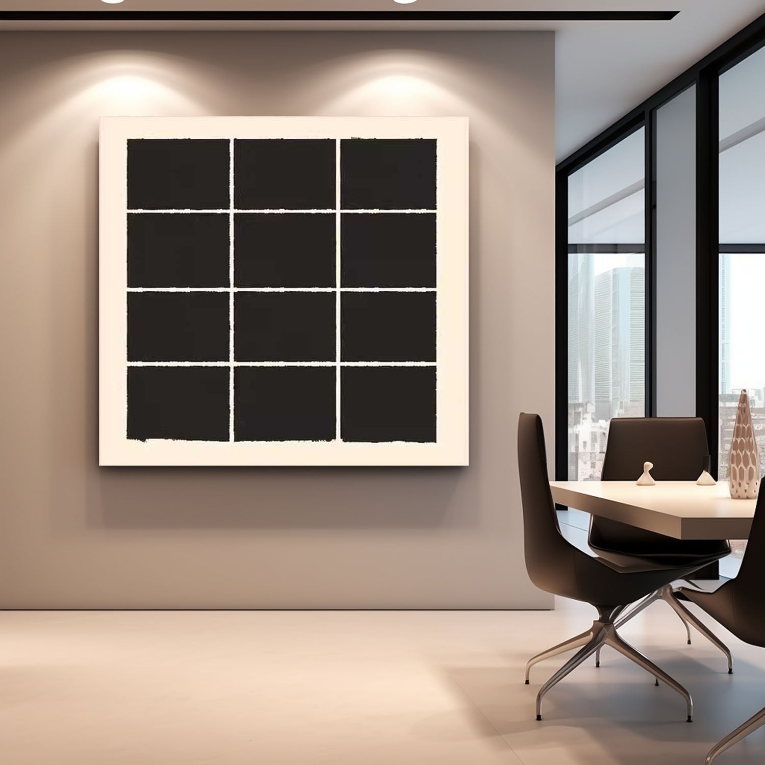 Wall Art Understated Minimalist Elegant Grid