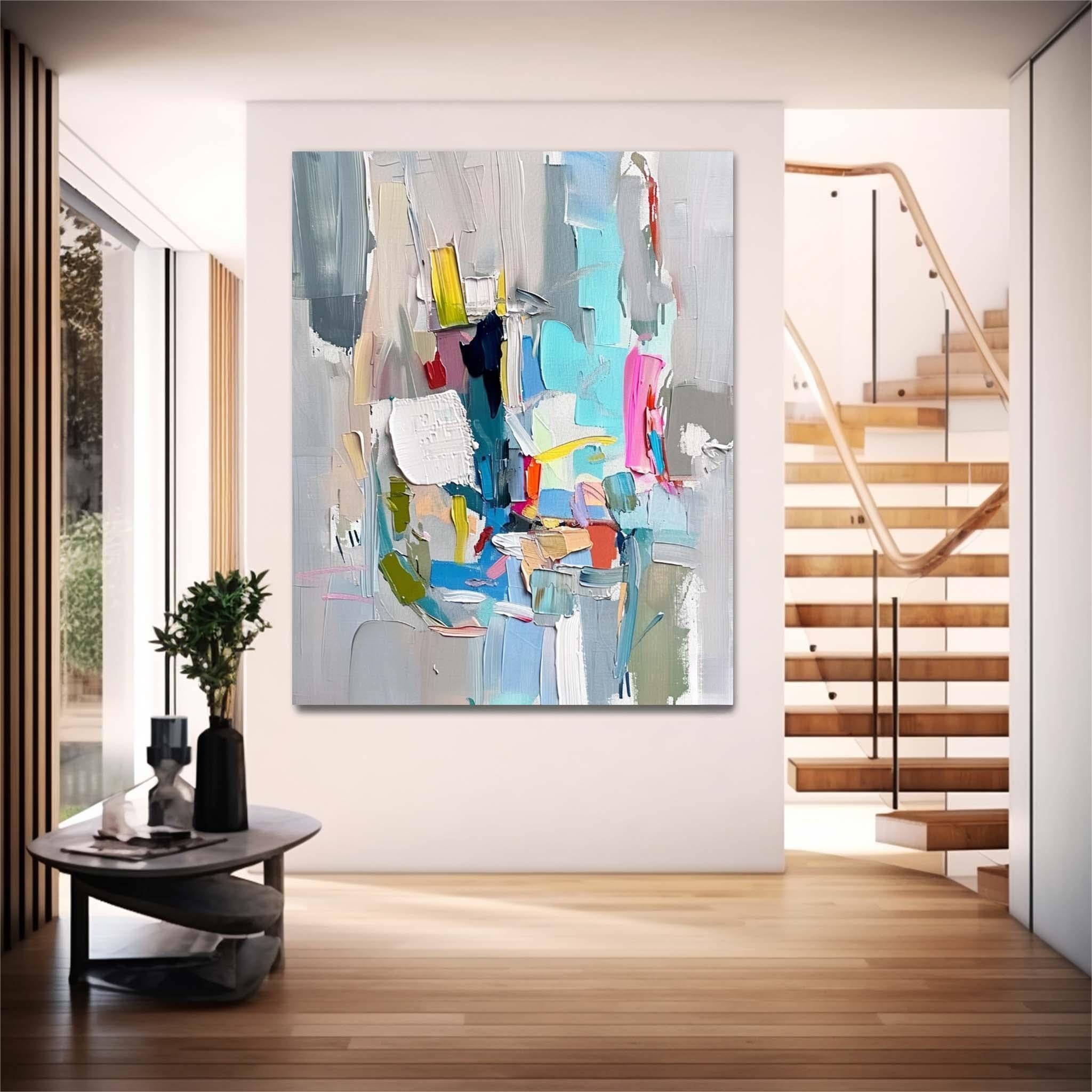 Wall Art Contrast Palette Abstract Edgy Playful